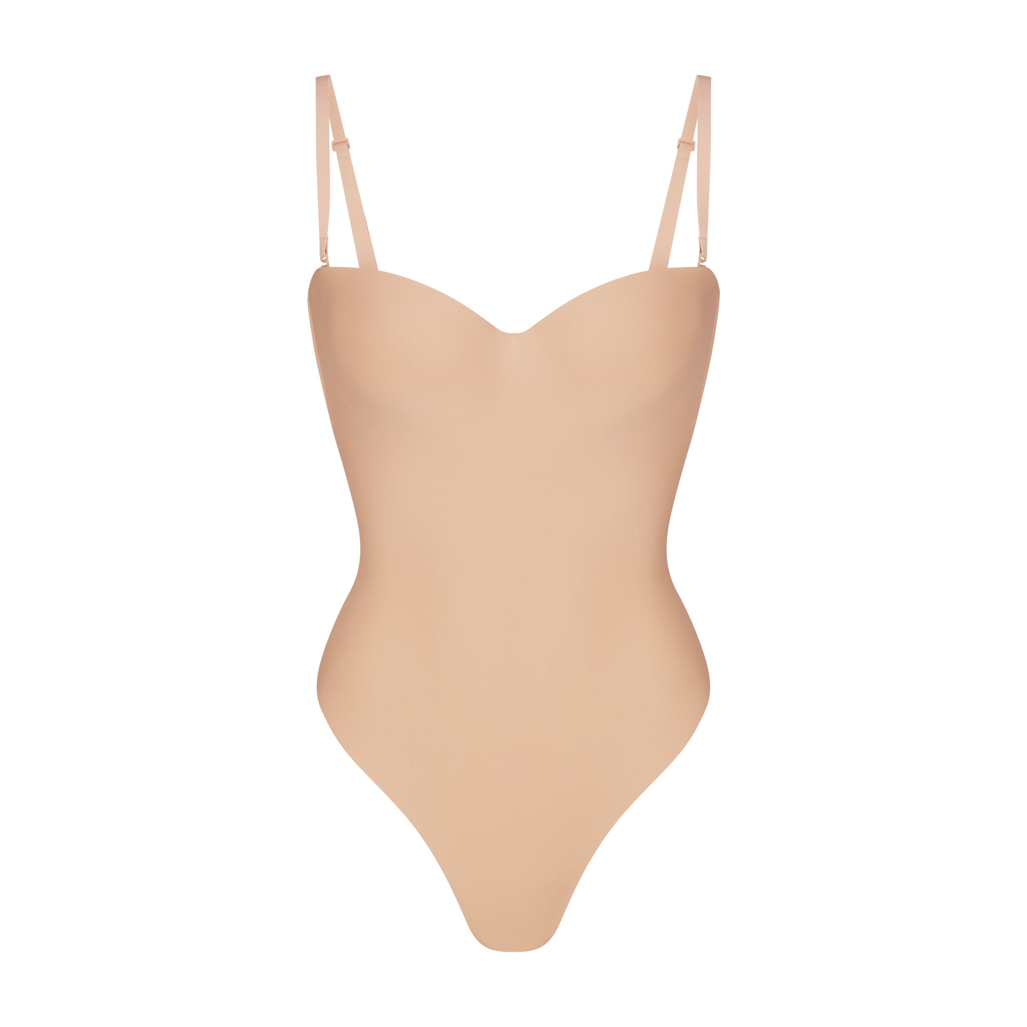 SKIMS BODY UNDERWIRE THONG BODYSUIT | CLAY - Mind Türkiye