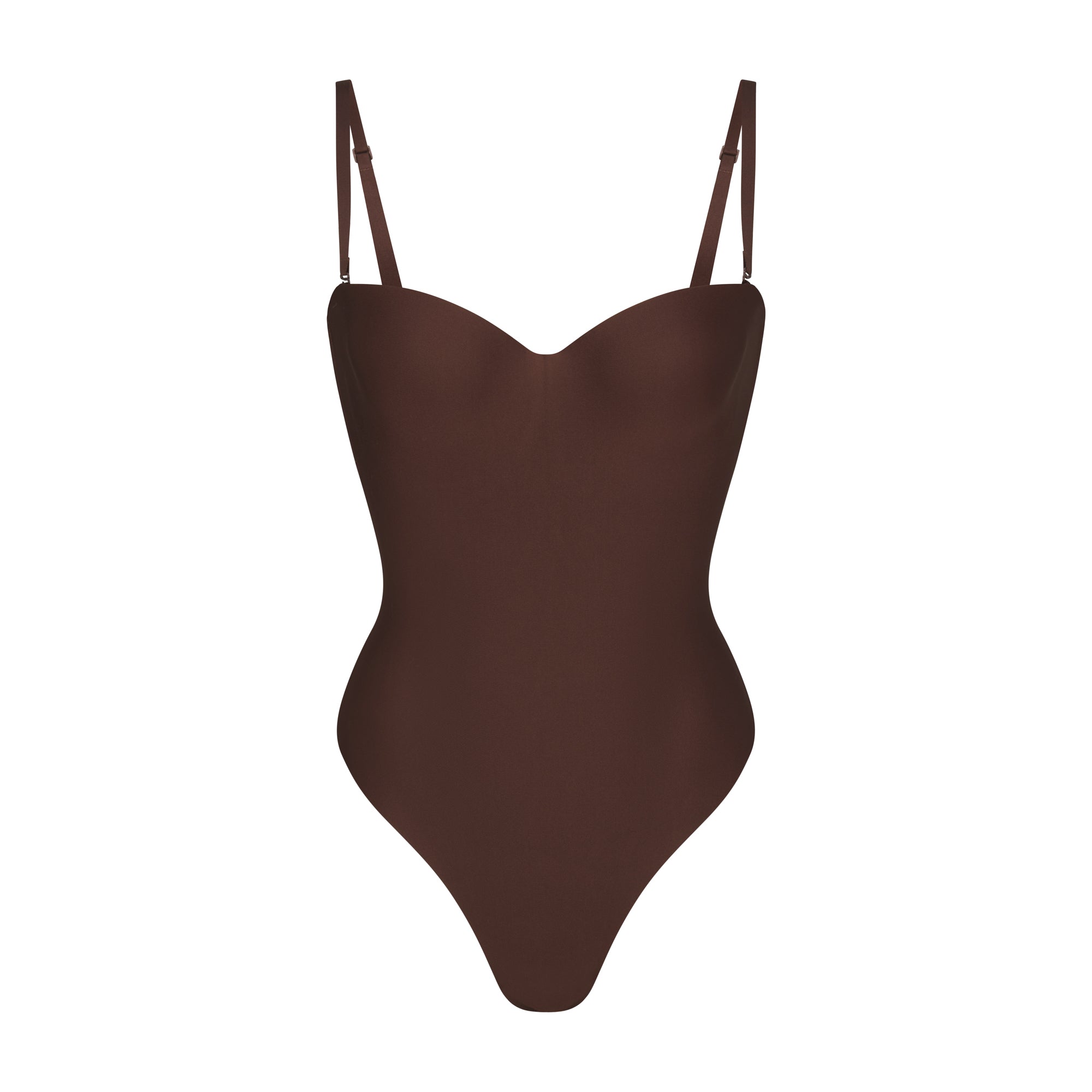 SKIMS BODY UNDERWIRE THONG BODYSUIT | COCOA - Mind Türkiye