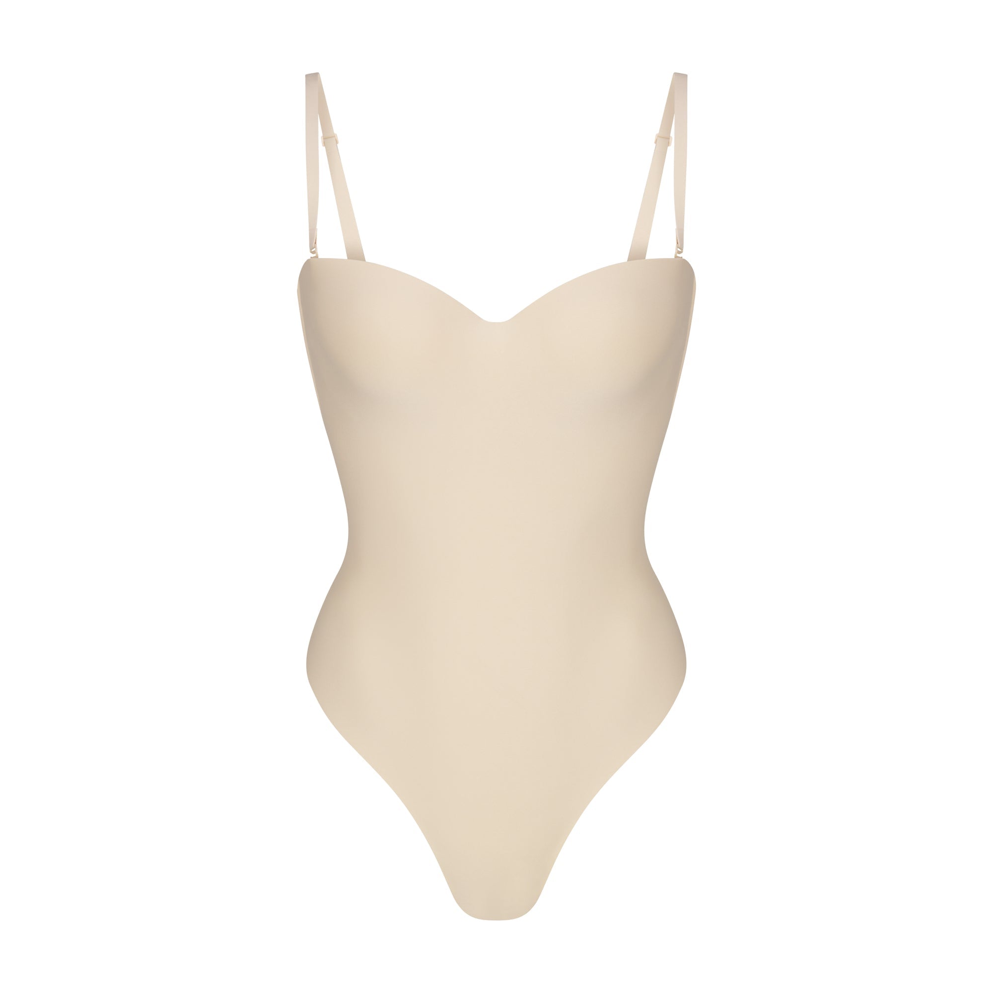 SKIMS BODY UNDERWIRE THONG BODYSUIT | SAND - Mind Türkiye