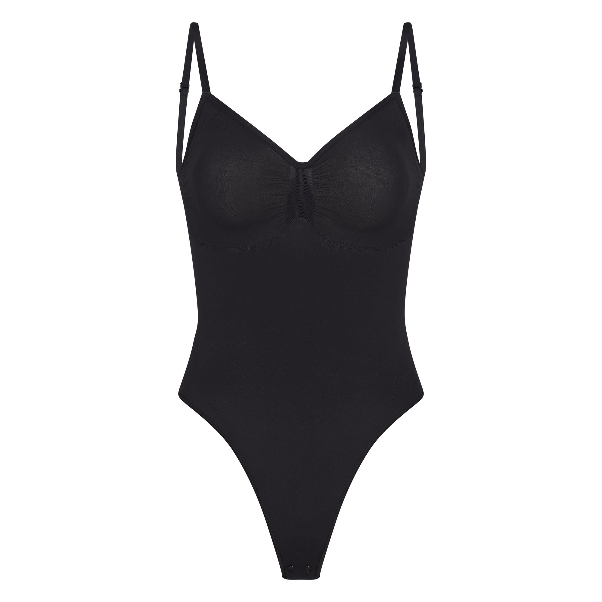 SKIMS SEAMLESS SCULPT LOW BACK THONG BODYSUIT | ONYX - Mind Türkiye