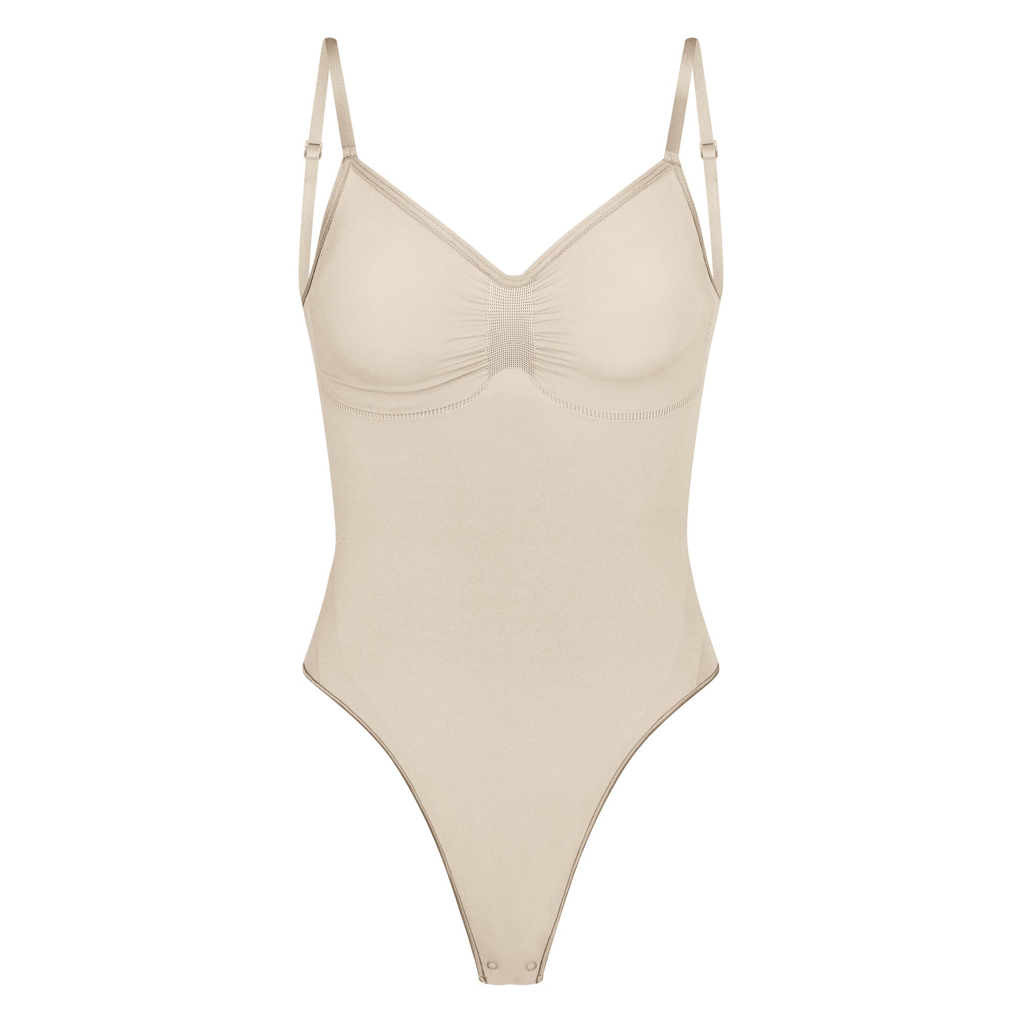 SKIMS SEAMLESS SCULPT LOW BACK THONG BODYSUIT | SAND - Mind Türkiye