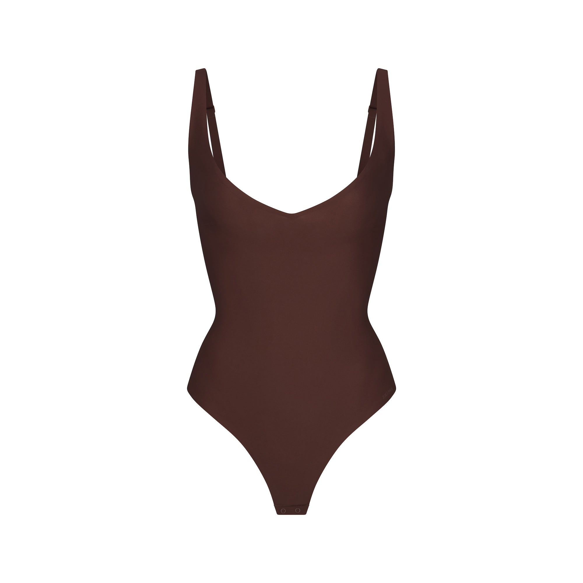 SKIMS BODY CORE SCULPT PLUNGE THONG BODYSUIT | COCOA - Mind Türkiye