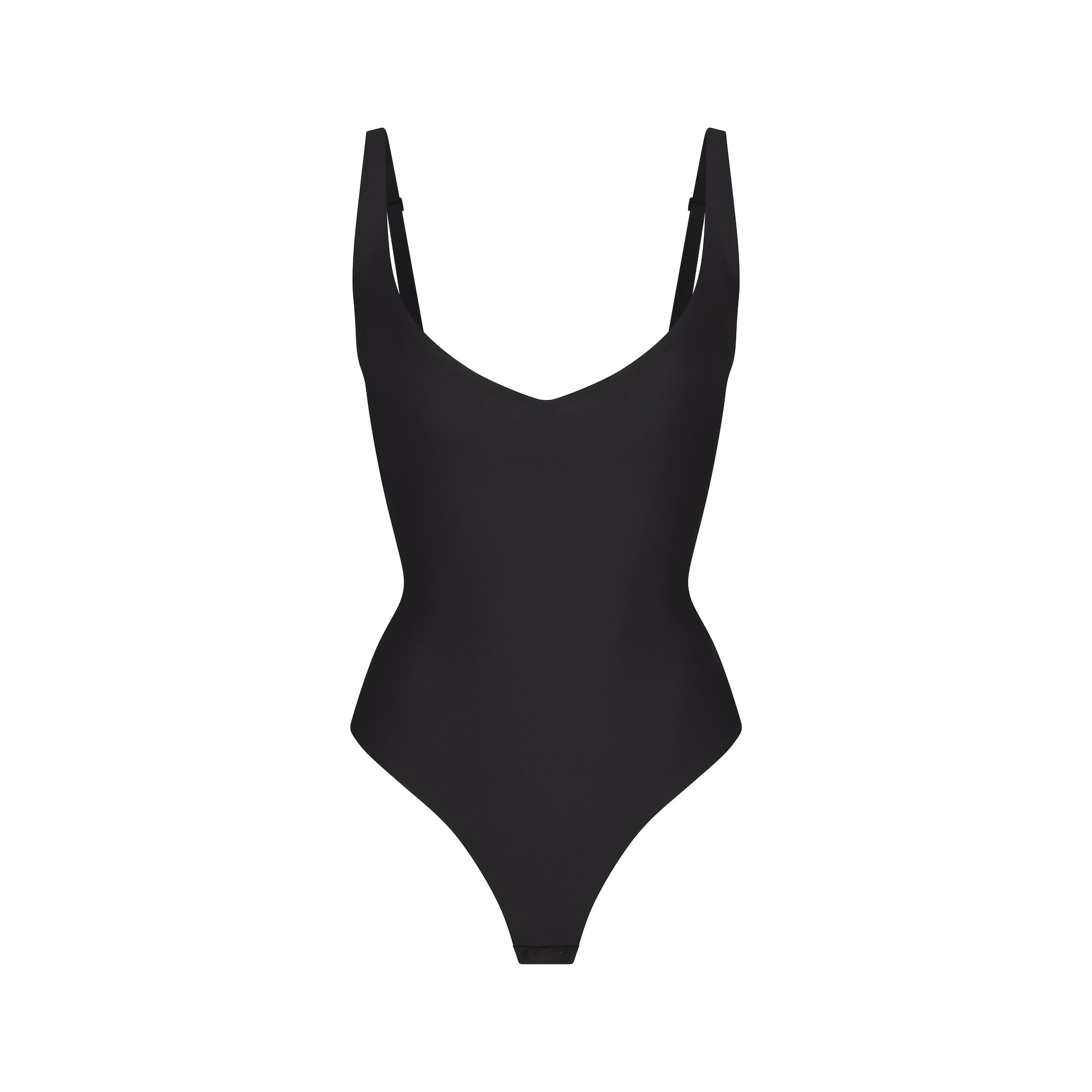 SKIMS BODY CORE SCULPT PLUNGE THONG BODYSUIT | ONYX - Mind Türkiye