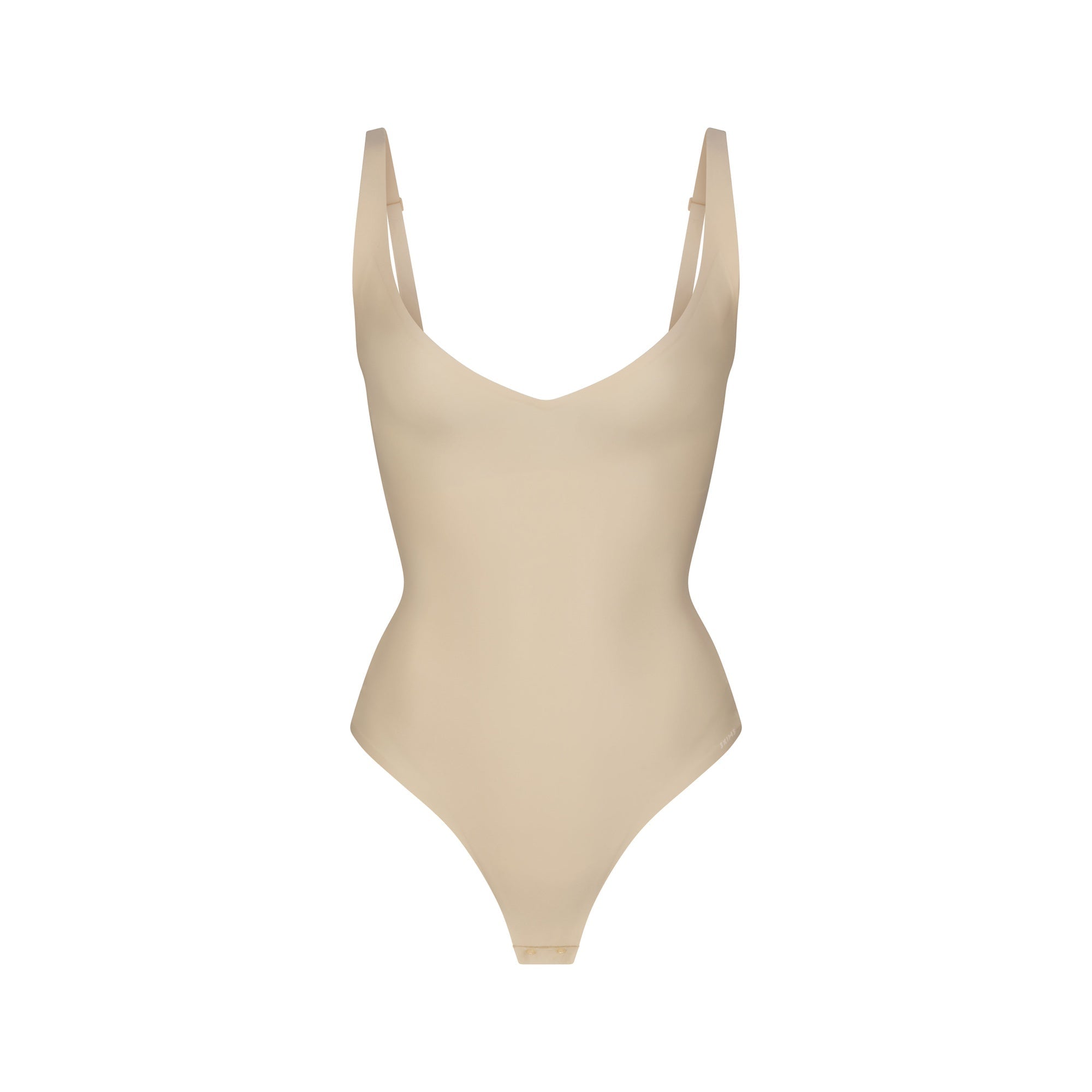 SKIMS BODY CORE SCULPT PLUNGE THONG BODYSUIT | SAND - Mind Türkiye