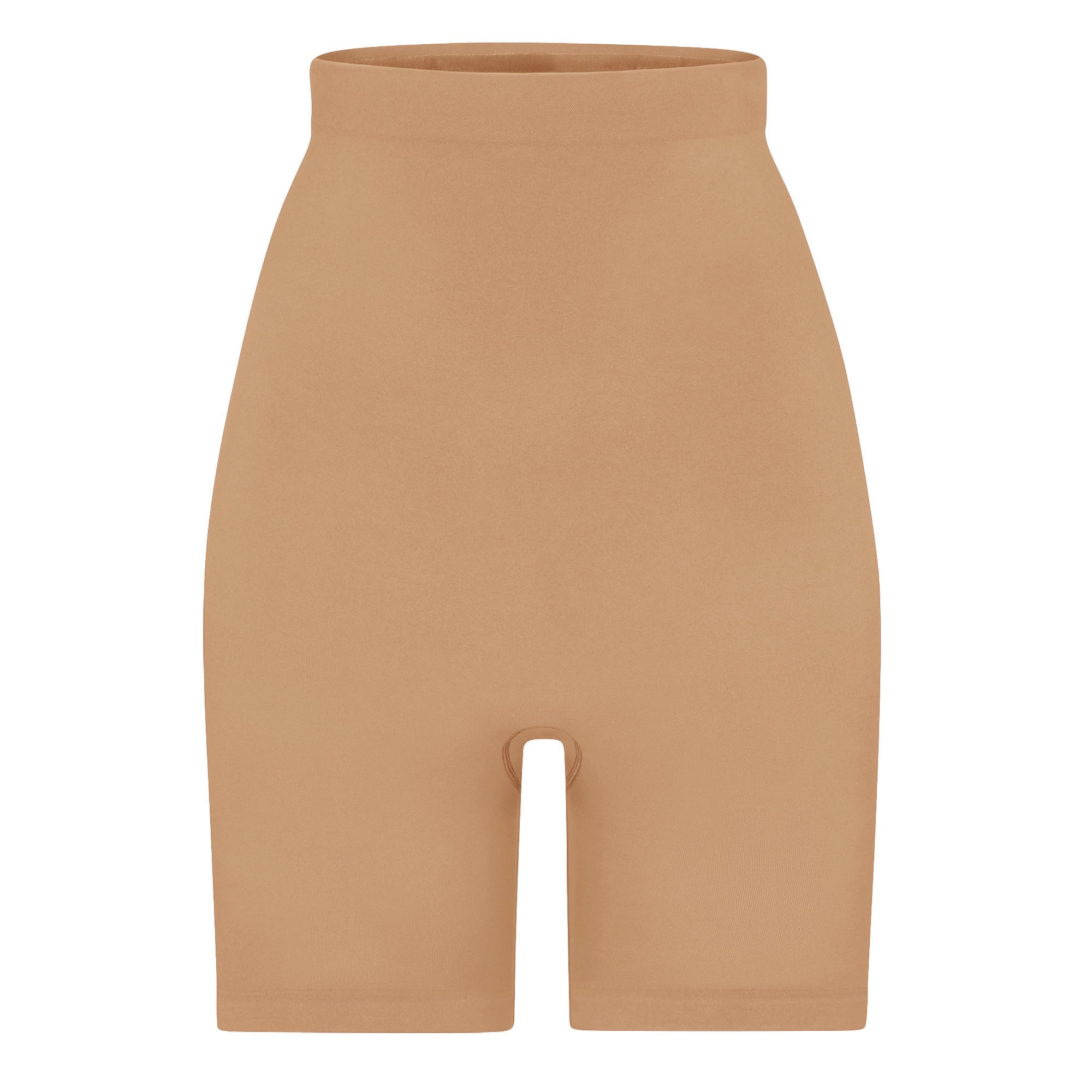 SKIMS SEAMLESS SCULPT HIGH-WAISTED ABOVE THE KNEE SHORT | OCHRE - Mind Türkiye