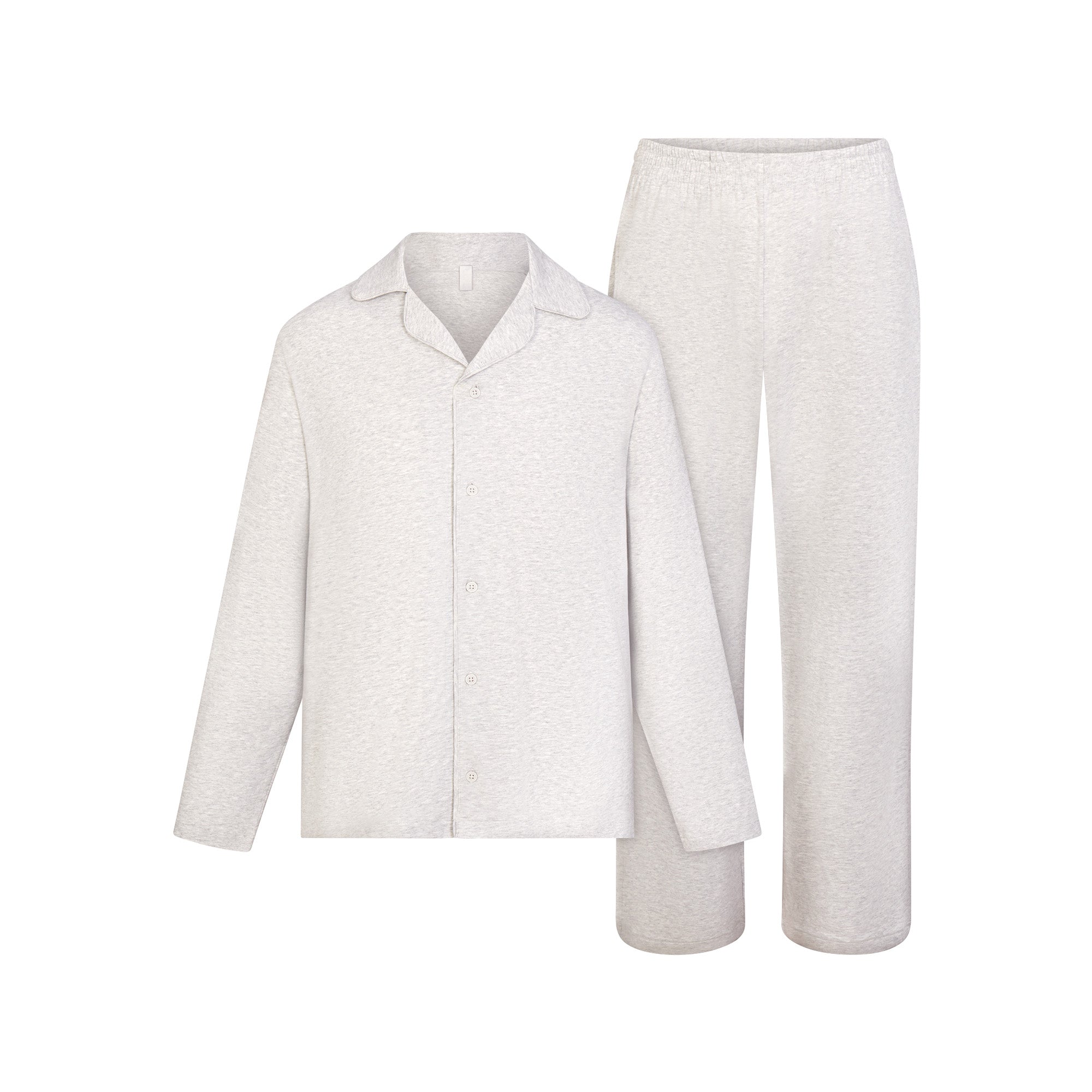 SKIMS JERSEY SLEEP MENS SLEEP SET | LIGHT HEATHER GREY - Mind Türkiye