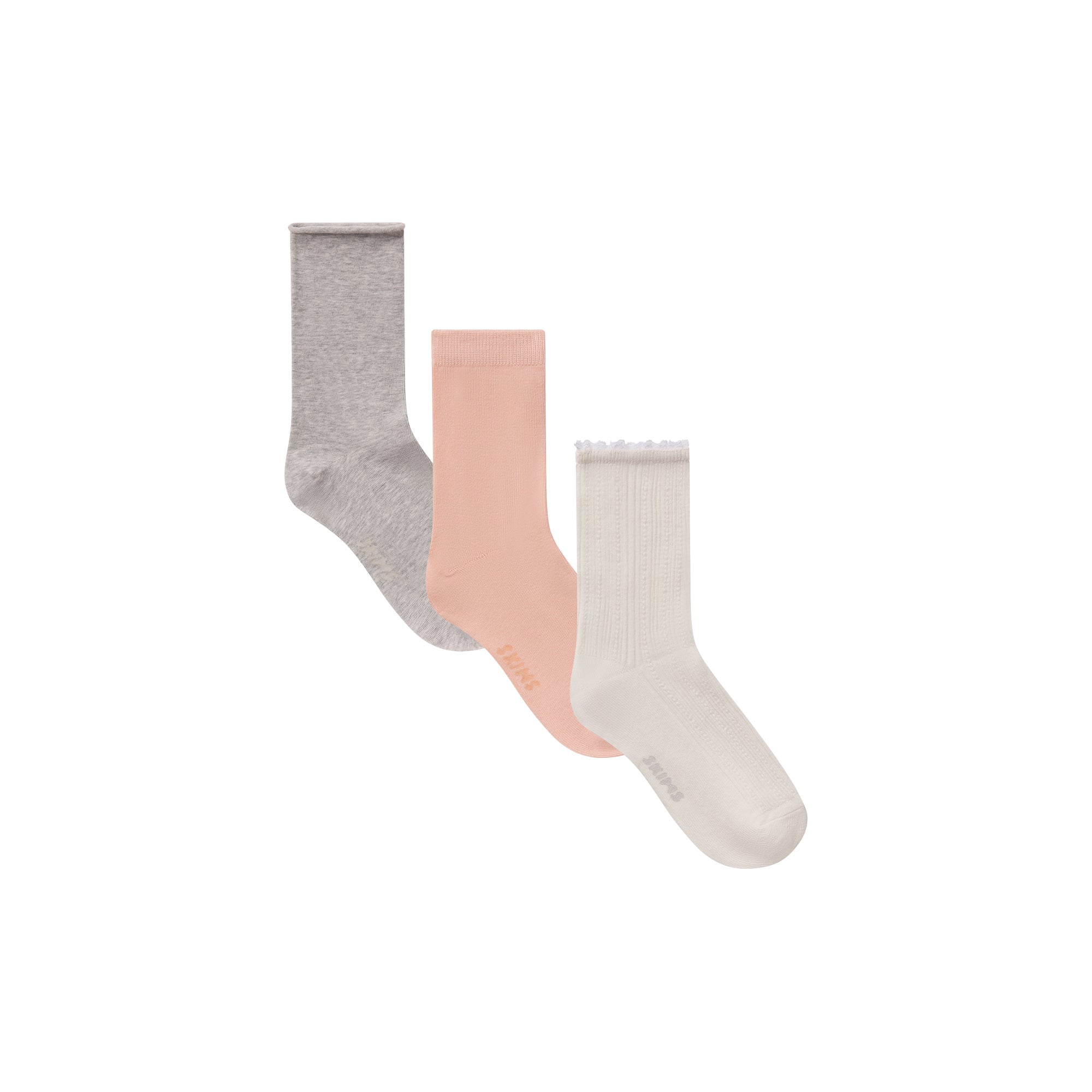 SKIMS VALENTINES SOCK 3-PACK | MARBLE PRIMROSE MULTI - Mind Türkiye