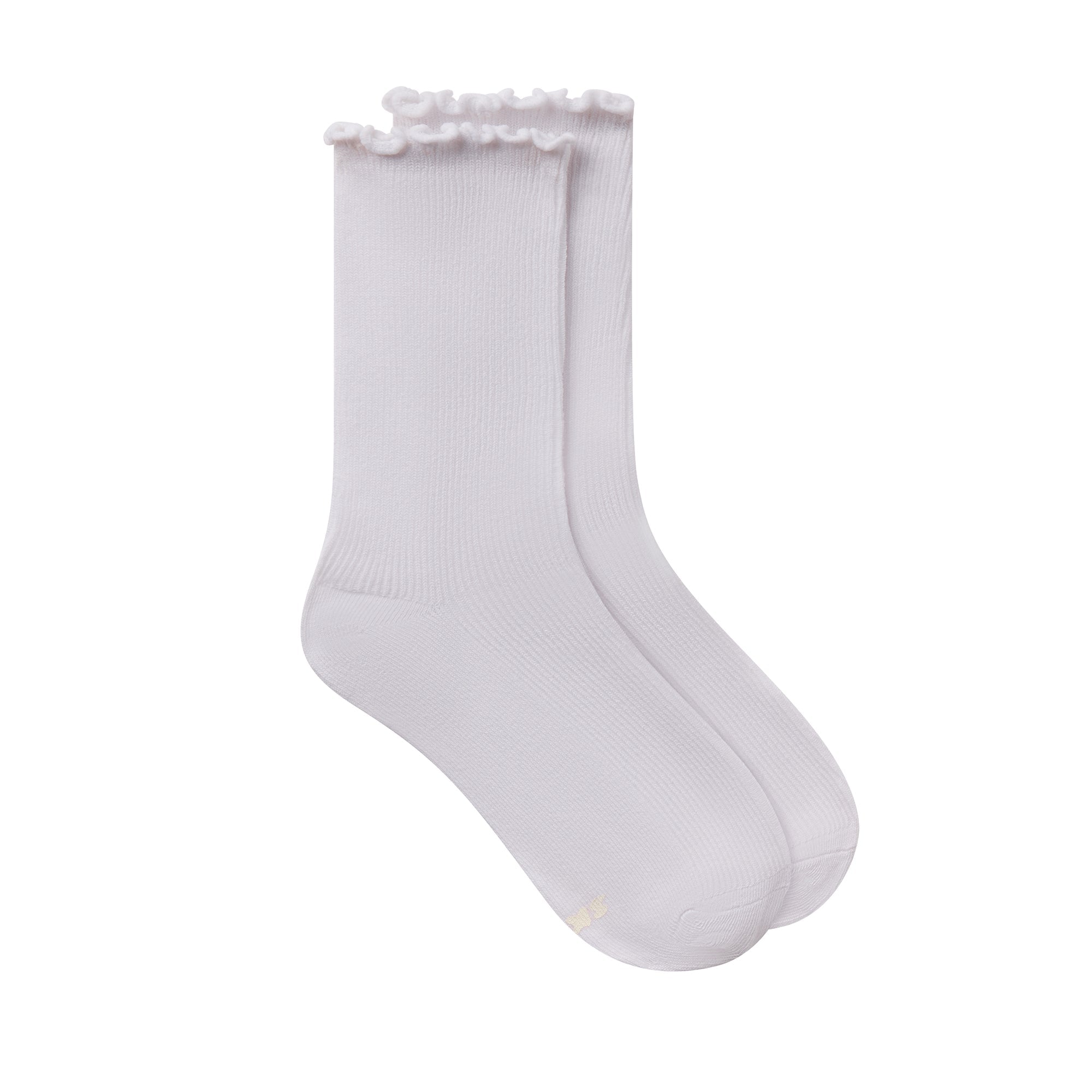 SKIMS LETTUCE EDGE CREW SOCK 2-PACK | BUBBLEGUM AND SNOW - Mind Türkiye