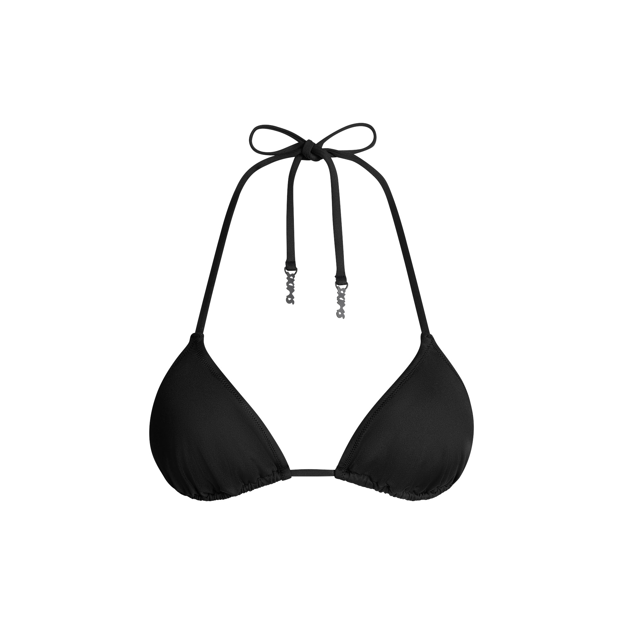 SKIMS SIGNATURE SWIM TRIANGLE BIKINI TOP | ONYX