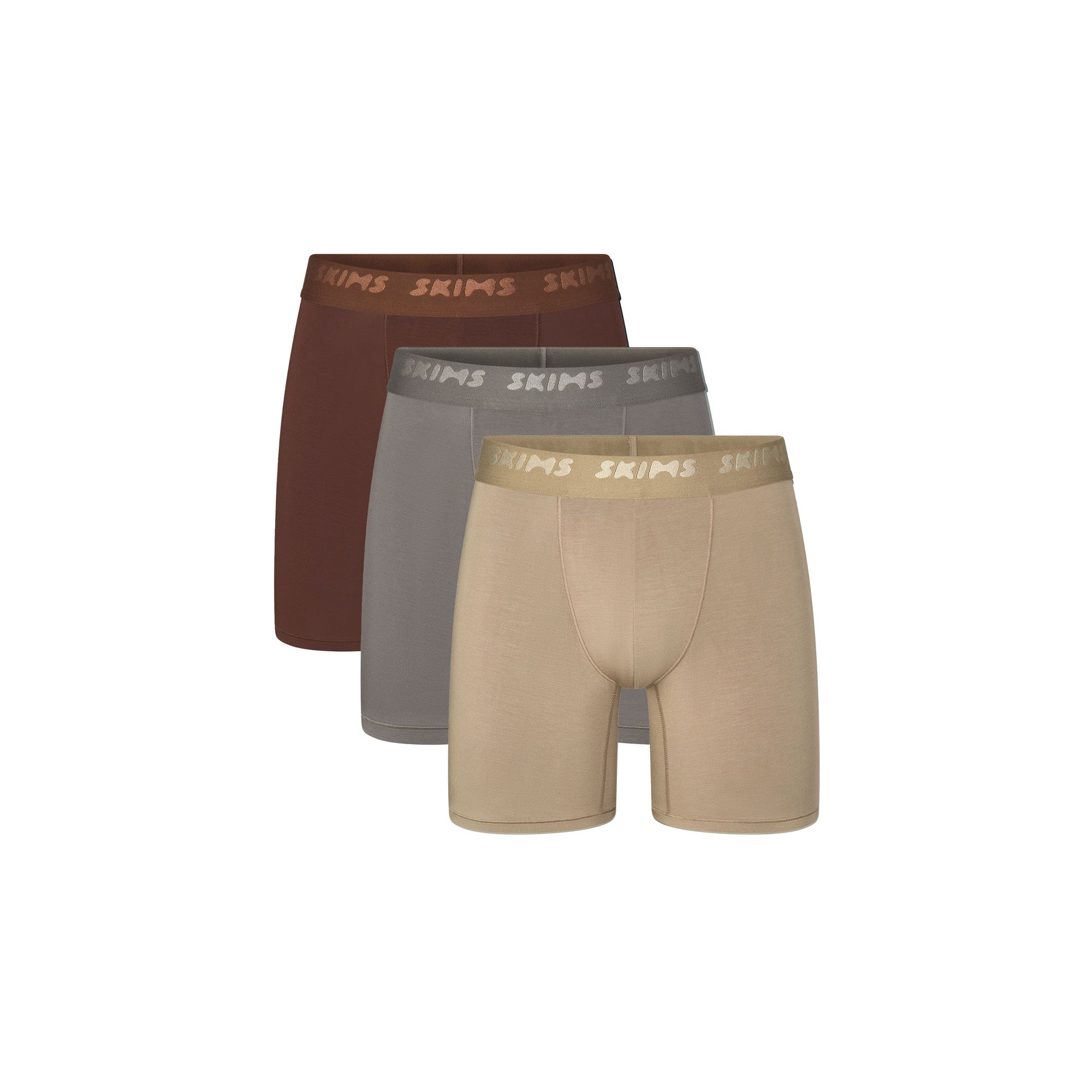 SKIMS STRETCH MENS 5″ BOXER BRIEF 3-PACK | DESERT MULTI - Mind Türkiye