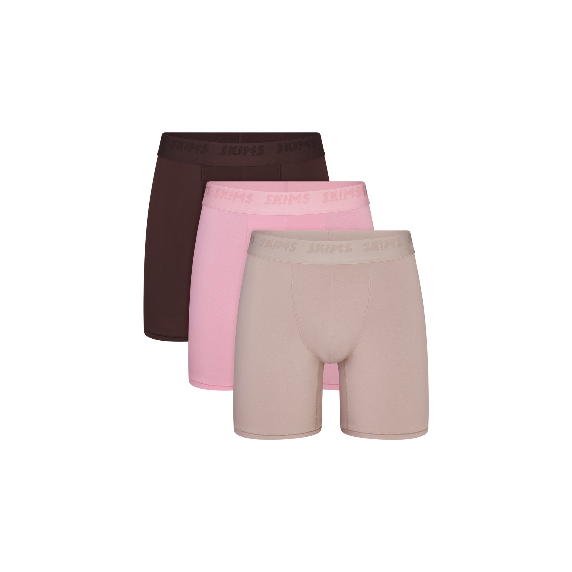 SKIMS STRETCH MENS 5″ BOXER BRIEF 3-PACK | HALITE STONE MULTI