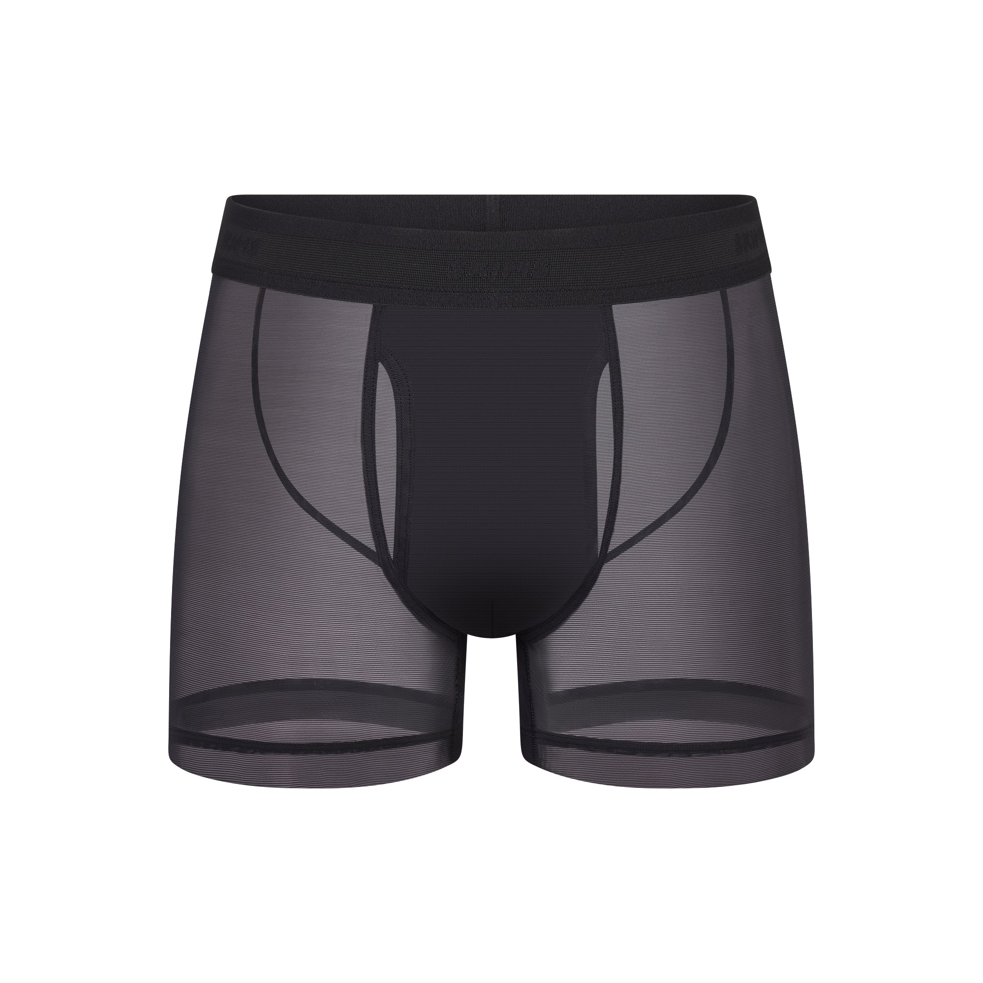 SKIMS MESH MENS 3″ BOXER BRIEF | OBSIDIAN - Mind Türkiye