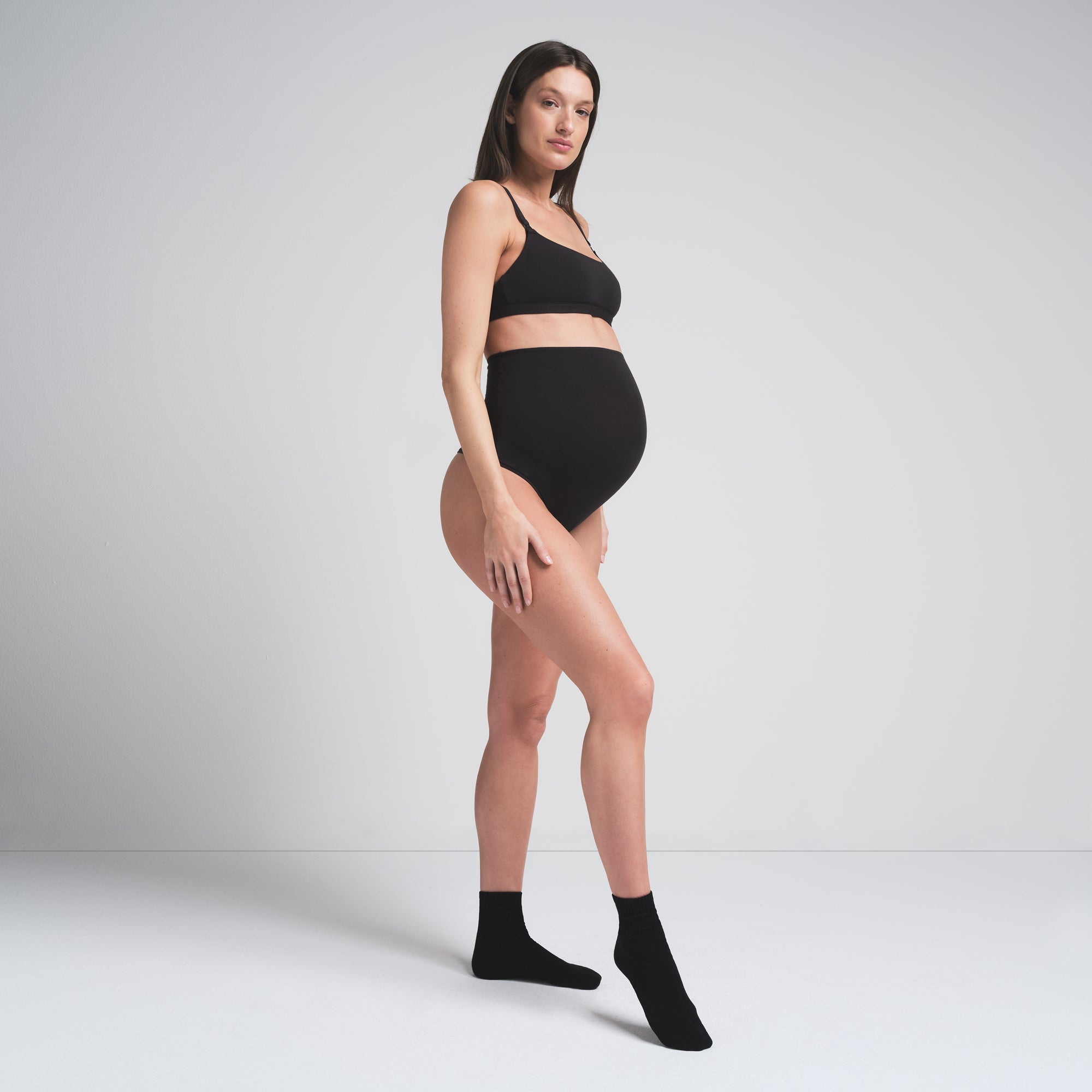 SKIMS COTTON JERSEY MATERNITY NURSING SCOOP BRALETTE | SOOT - Mind Türkiye