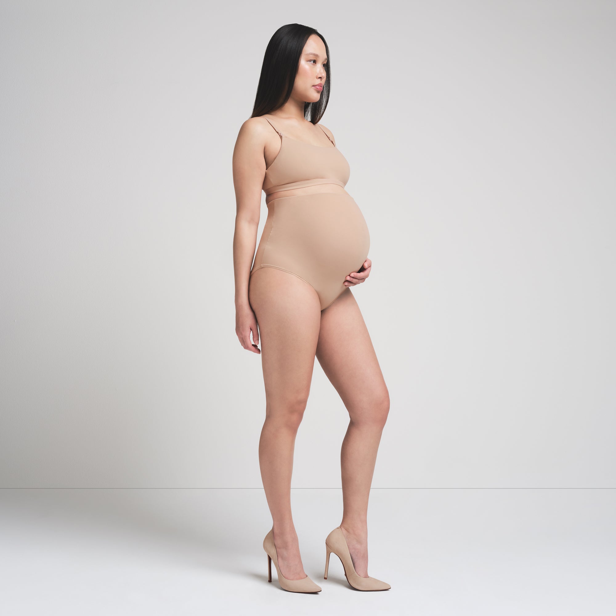 SKIMS FITS EVERYBODY MATERNITY NURSING SCOOP BRALETTE | CLAY - Mind Türkiye