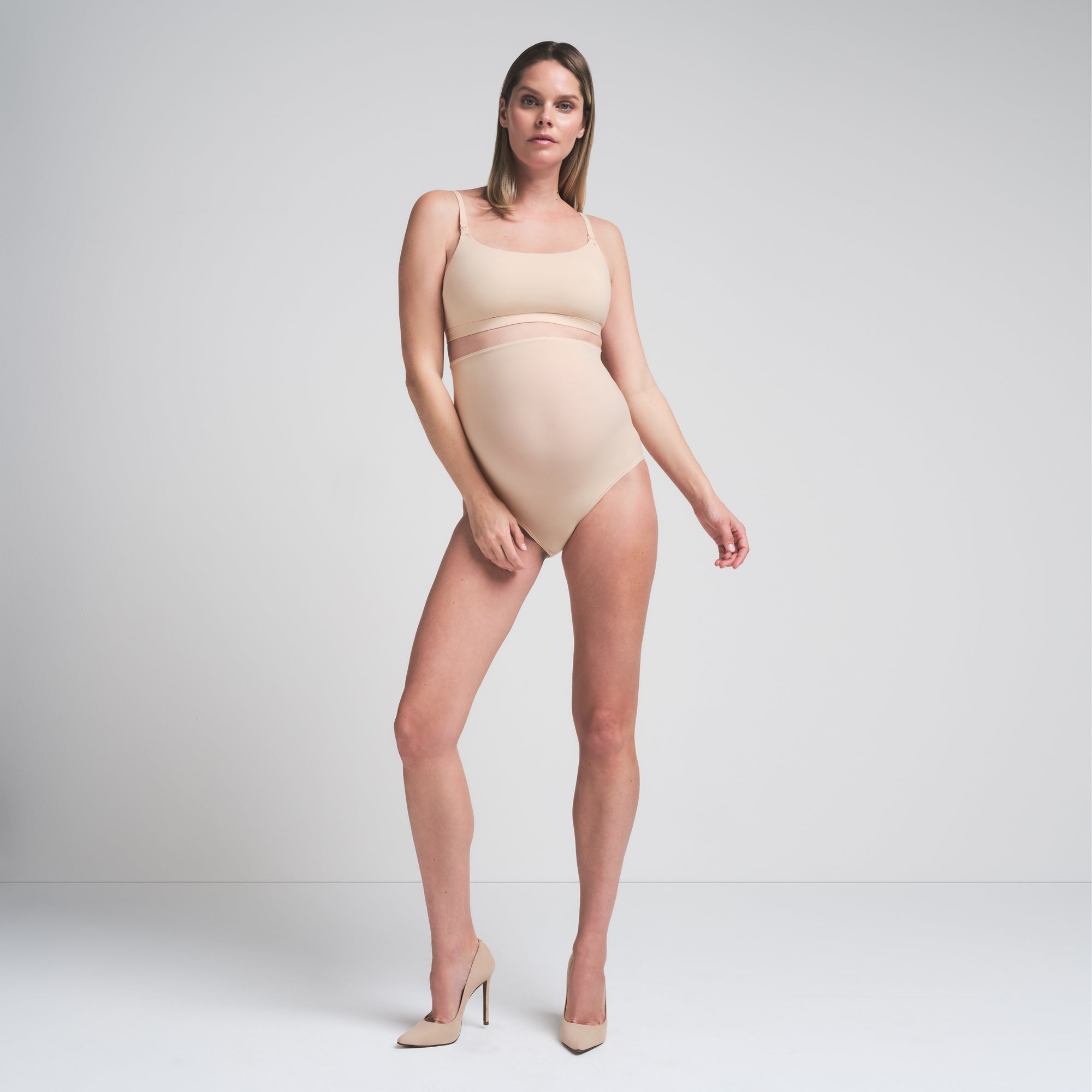 SKIMS FITS EVERYBODY MATERNITY NURSING SCOOP BRALETTE | SAND - Mind Türkiye
