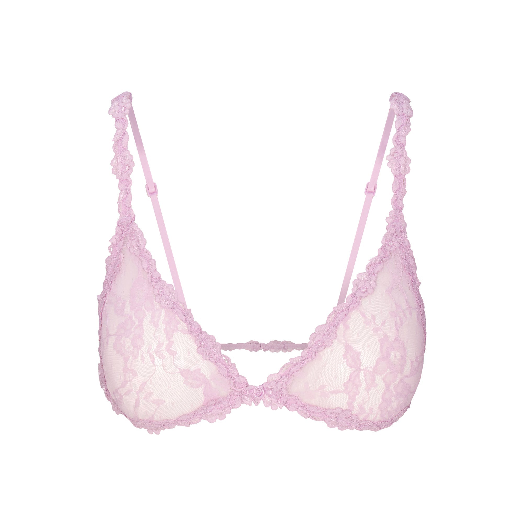 SKIMS STRETCH LACE TRIANGLE BRALETTE | BABY PINK - Mind Türkiye