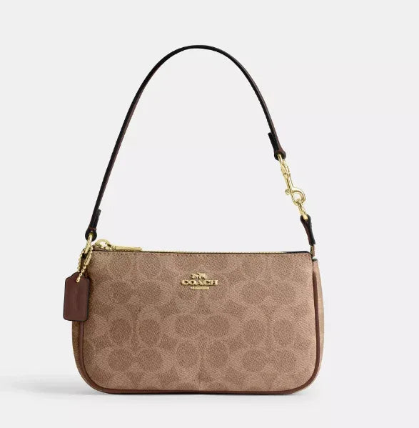 Coach Nolita 19 In Signature – Gold/Tan/Brown - Mind Türkiye