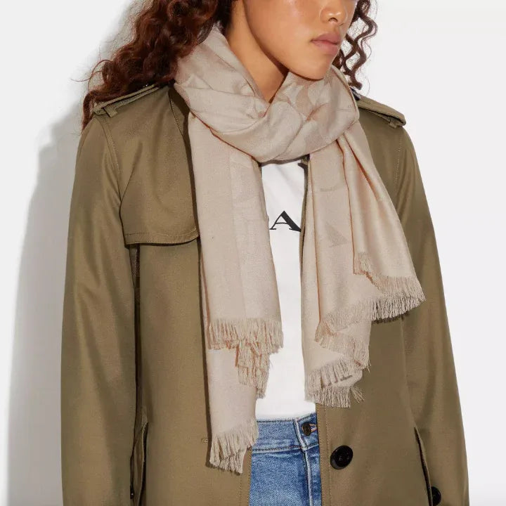 Coach Signature Wrap Oatmeal - Mind Türkiye