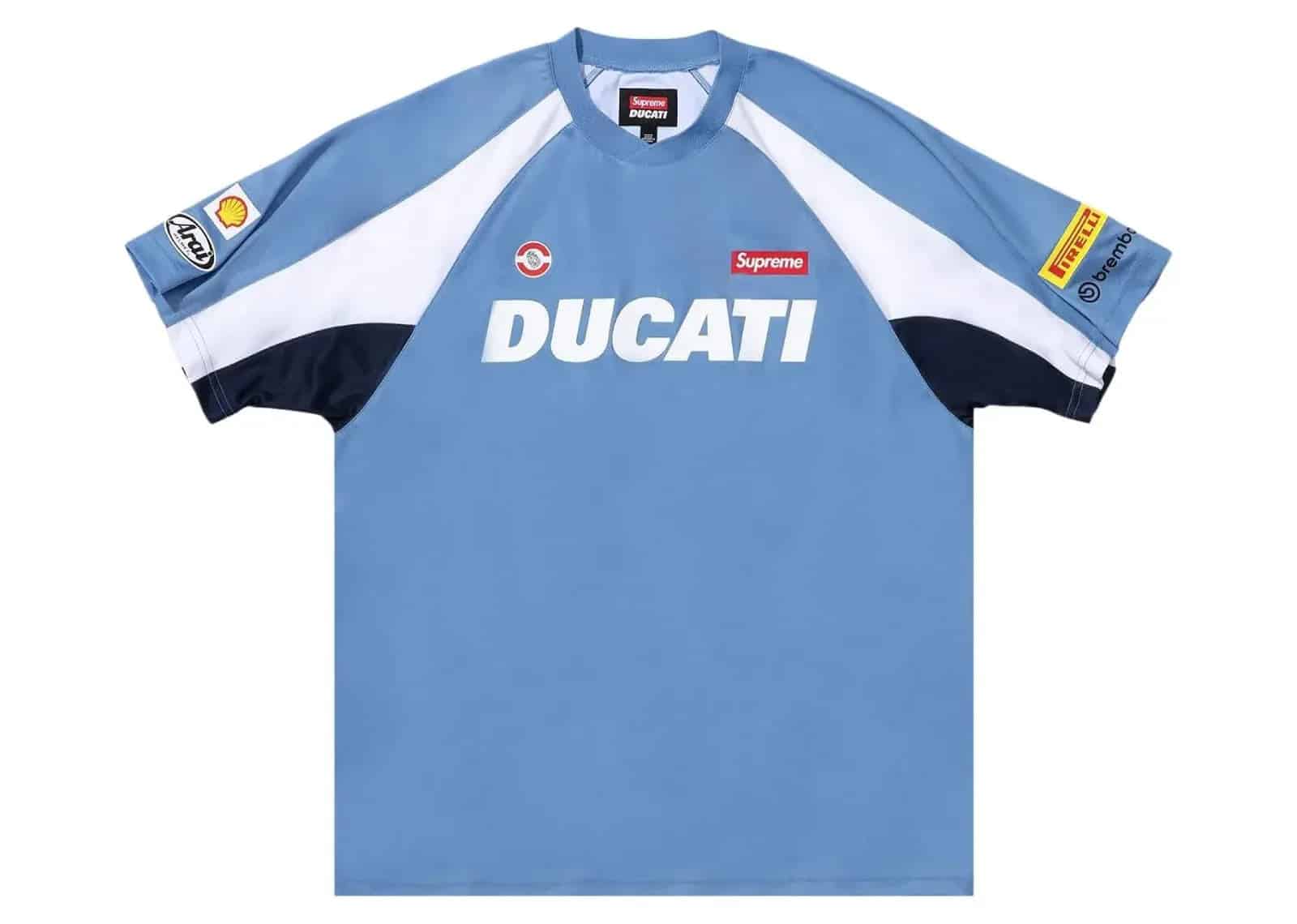 Supreme Ducati Soccer Jersey Blue