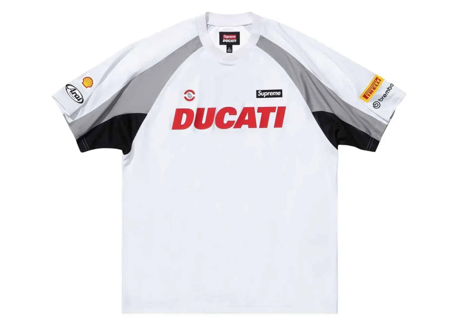 Supreme Ducati Soccer Jersey White - Mind Türkiye