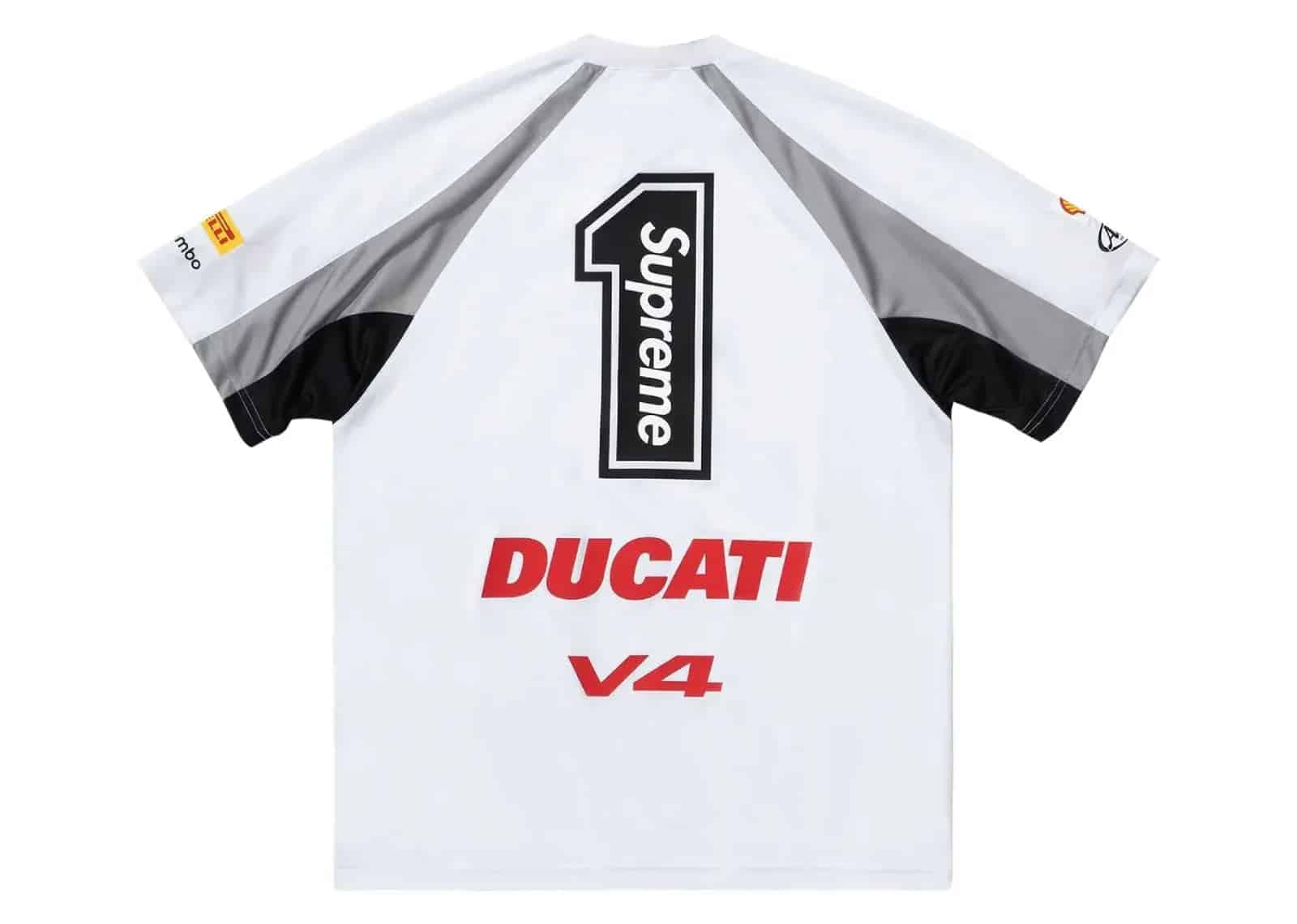 Supreme Ducati Soccer Jersey White - Mind Türkiye