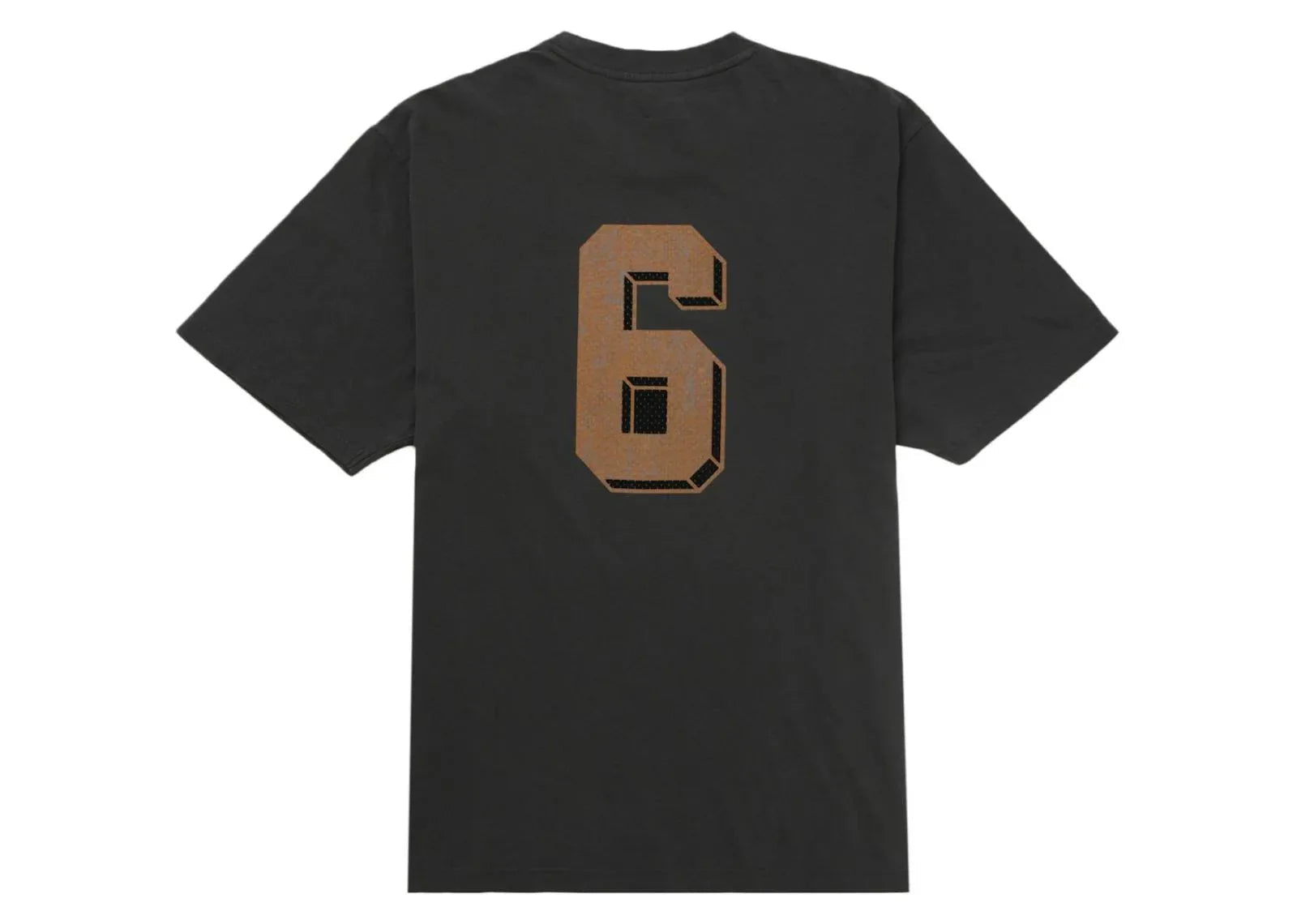 Supreme Flocked Washed S/S Top Black - Mind Türkiye