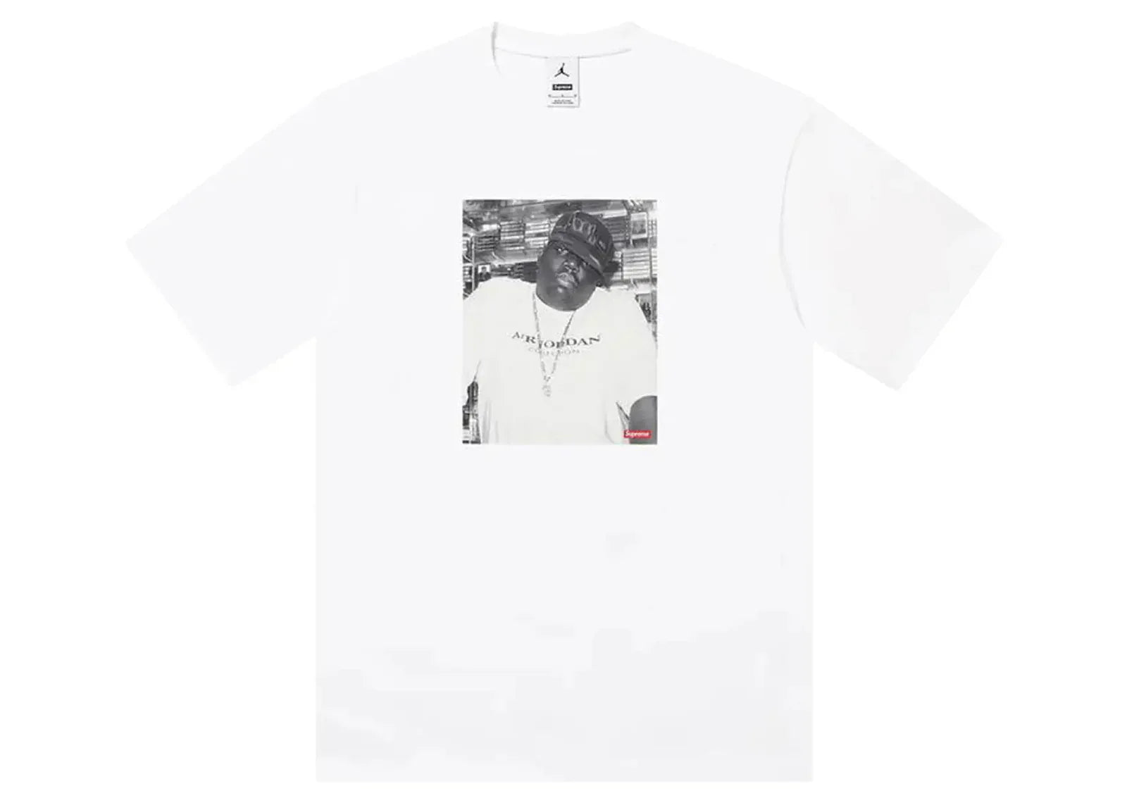 Supreme Jordan Biggie S/S Top White - Mind Türkiye