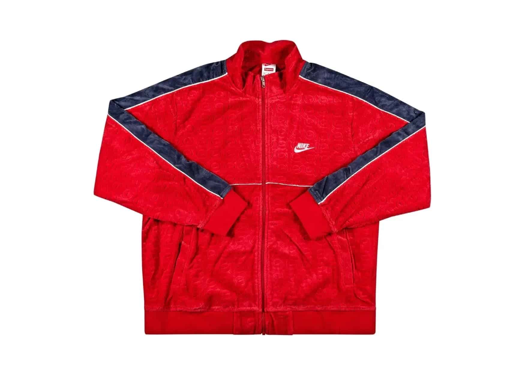 Supreme Nike Velour Track Jacket Red - Mind Türkiye