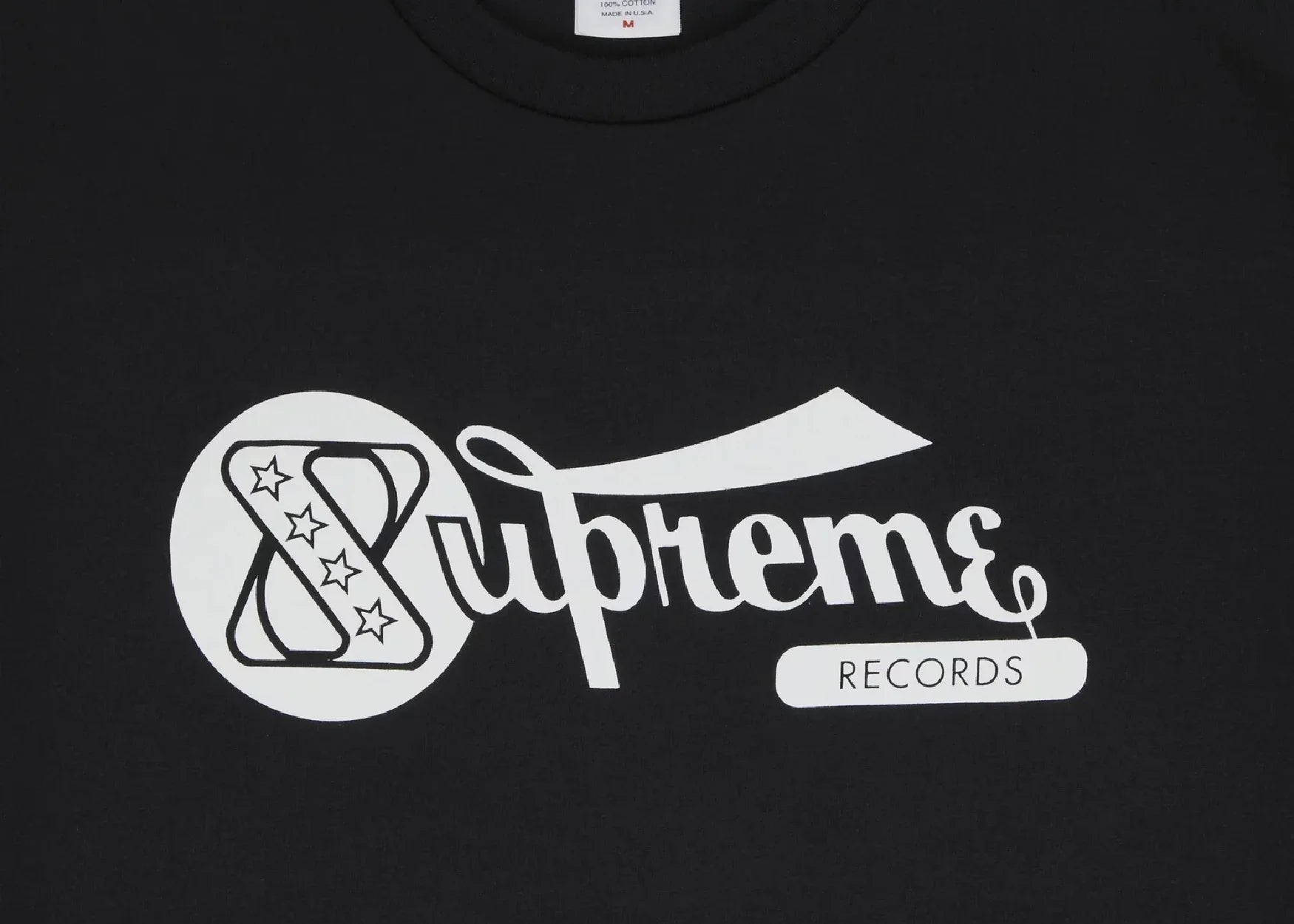 Supreme Records Tee Black - Mind Türkiye