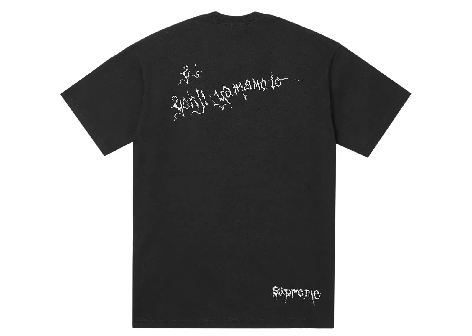 Supreme Ys By Yohji Yamamoto Thinker Tee Black - Mind Türkiye