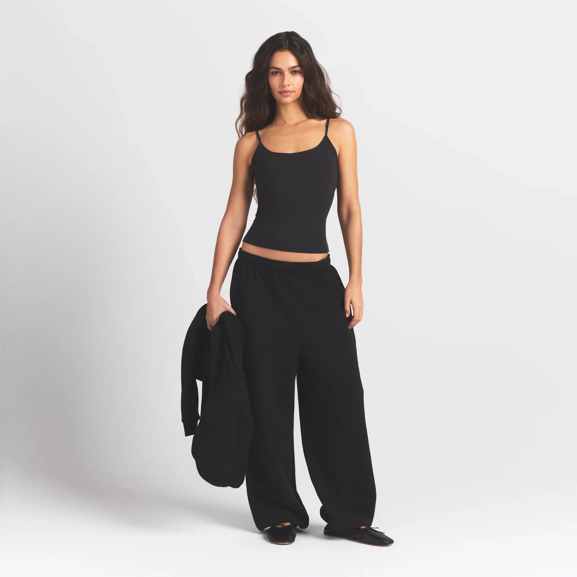 SKIMS COTTON JERSEY SCOOP NECK CAMI | SOOT - Mind Türkiye