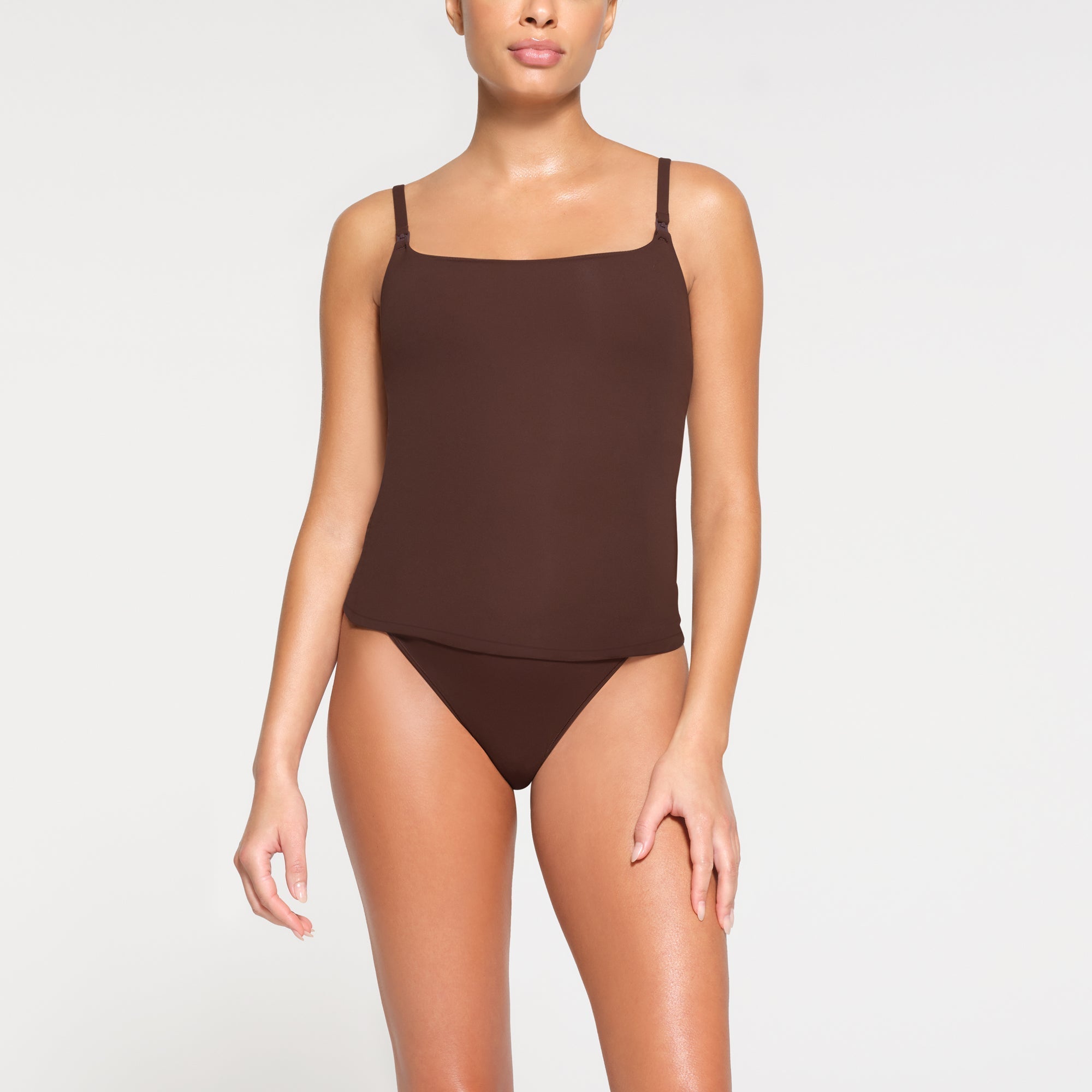 SKIMS FITS EVERYBODY MATERNITY NURSING TANK | COCOA - Mind Türkiye