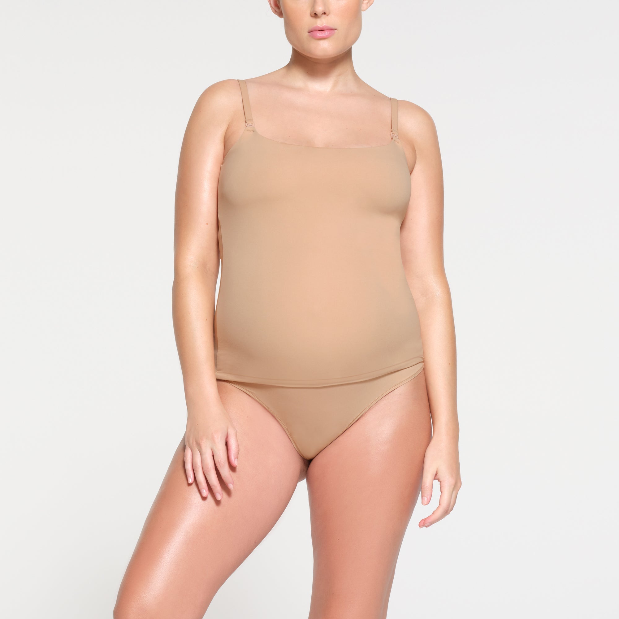 SKIMS FITS EVERYBODY MATERNITY NURSING TANK | CLAY - Mind Türkiye
