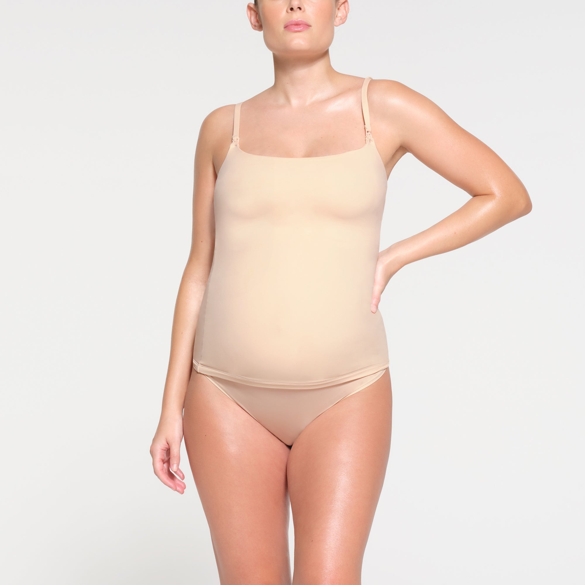 SKIMS FITS EVERYBODY MATERNITY NURSING TANK | SAND - Mind Türkiye