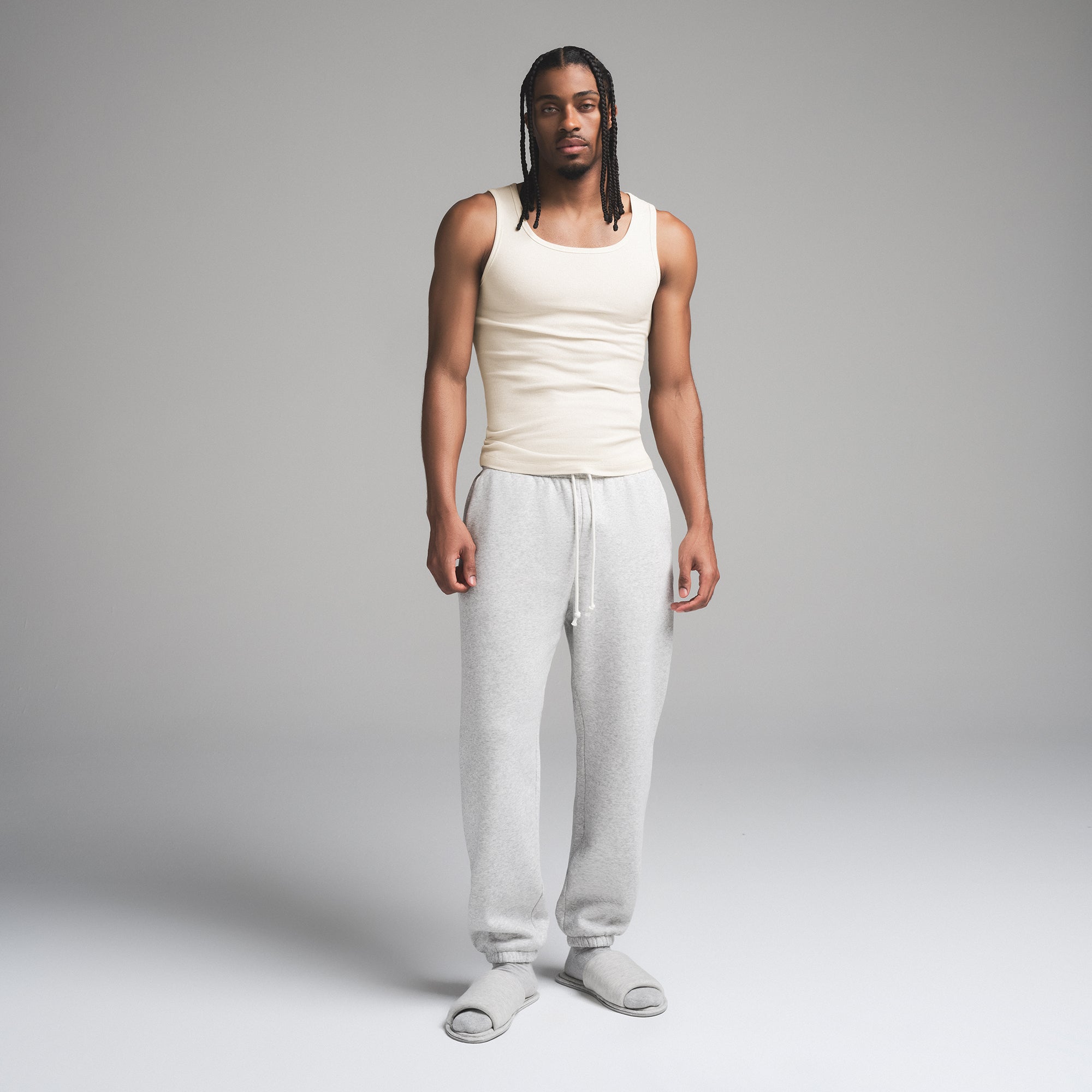 SKIMS COTTON MENS RIB TANK 3-PACK | ECRU MULTI - Mind Türkiye