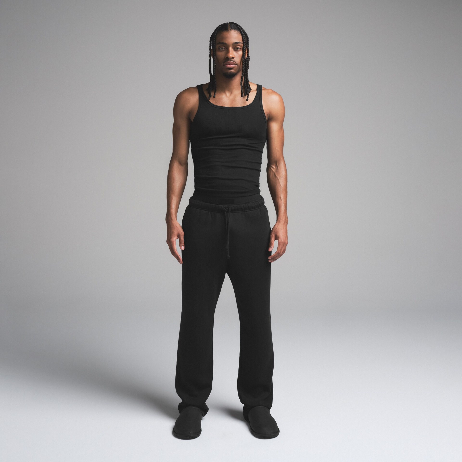 SKIMS COTTON MENS RIB TANK 3-PACK | ONYX - Mind Türkiye