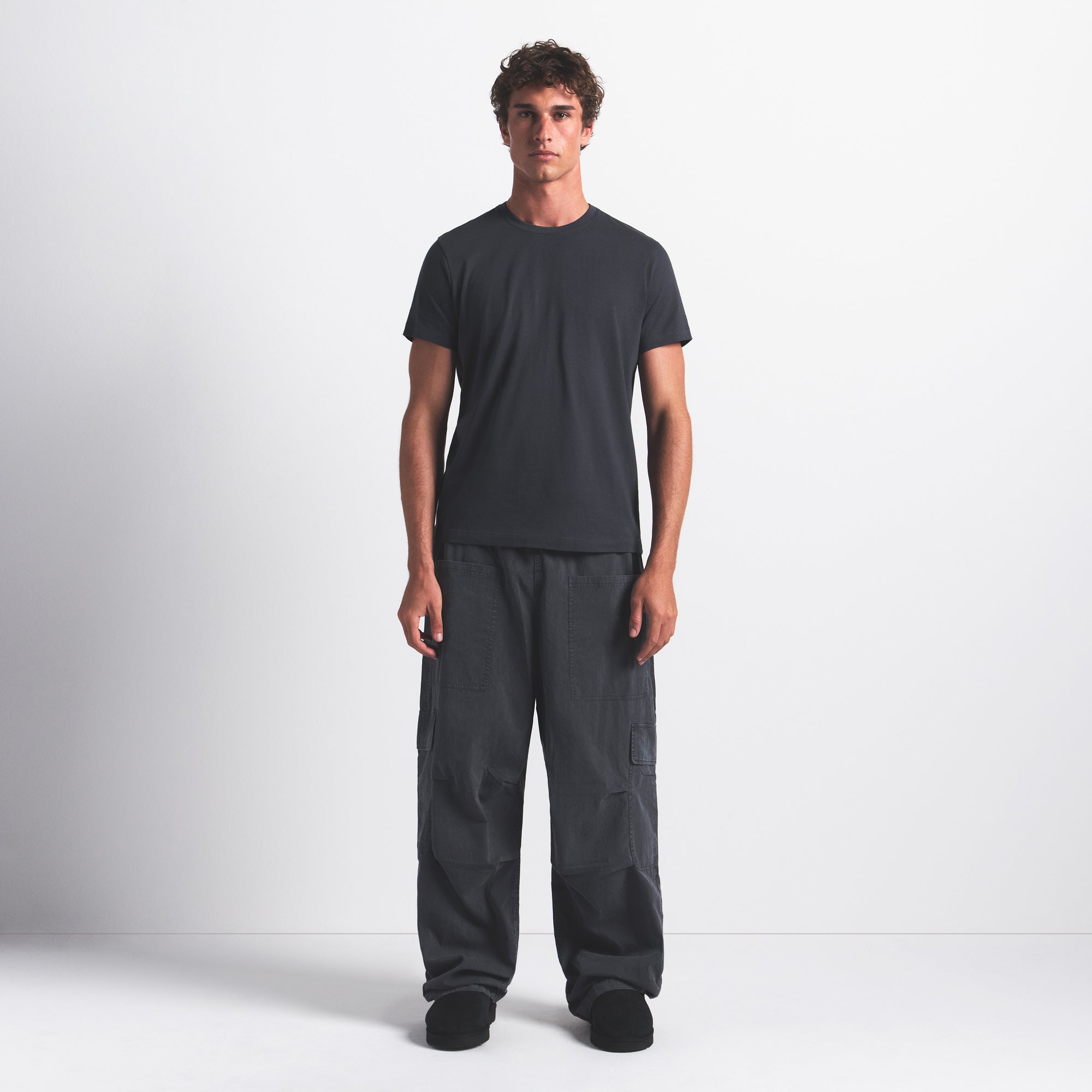 SKIMS COTTON MENS CLASSIC T-SHIRT | GRAPHITE - Mind Türkiye