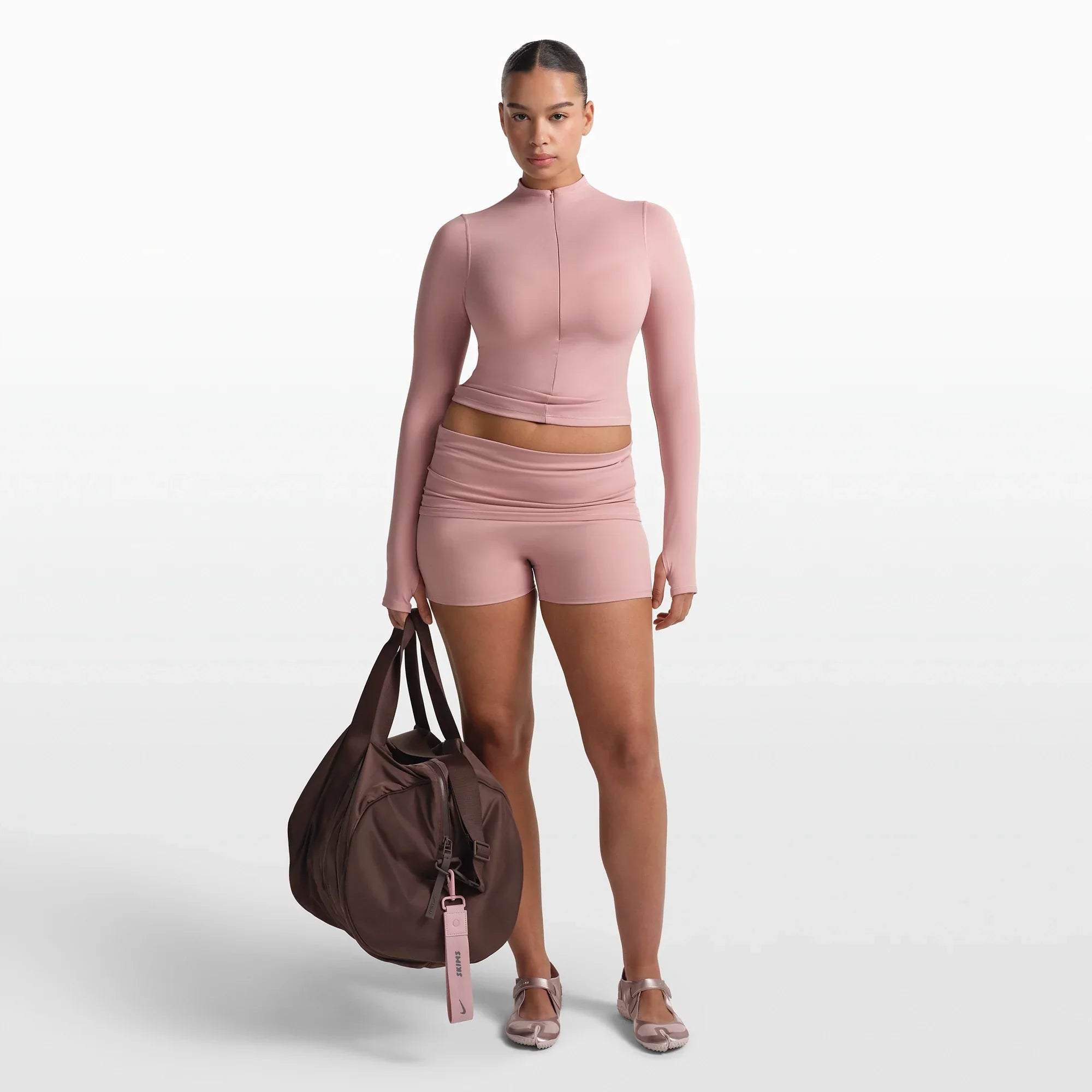 NikeSKIMS MATTE ZIP FRONT TOP | HIMALAYAN - Mind Türkiye