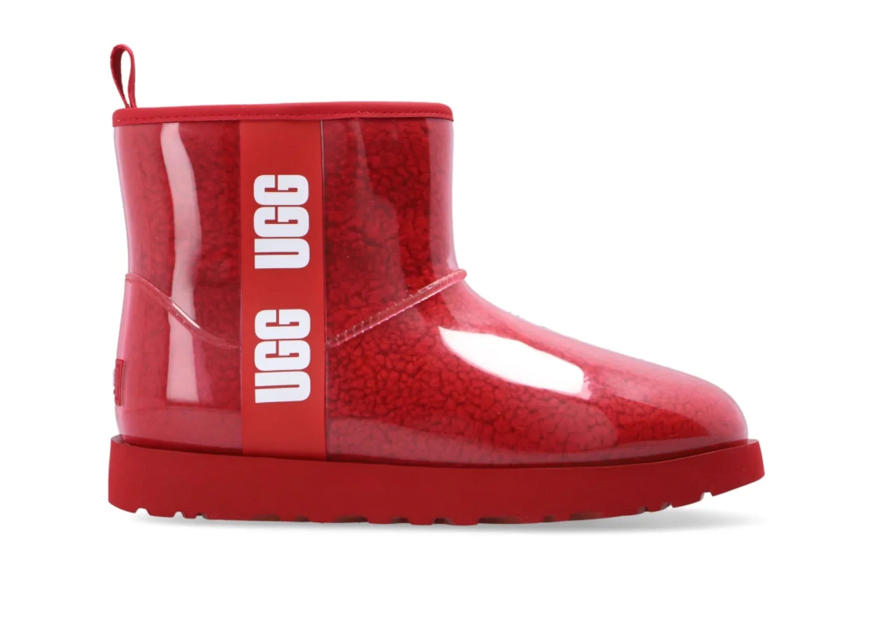 Ugg Classic Clear Mini Boot Samba Red