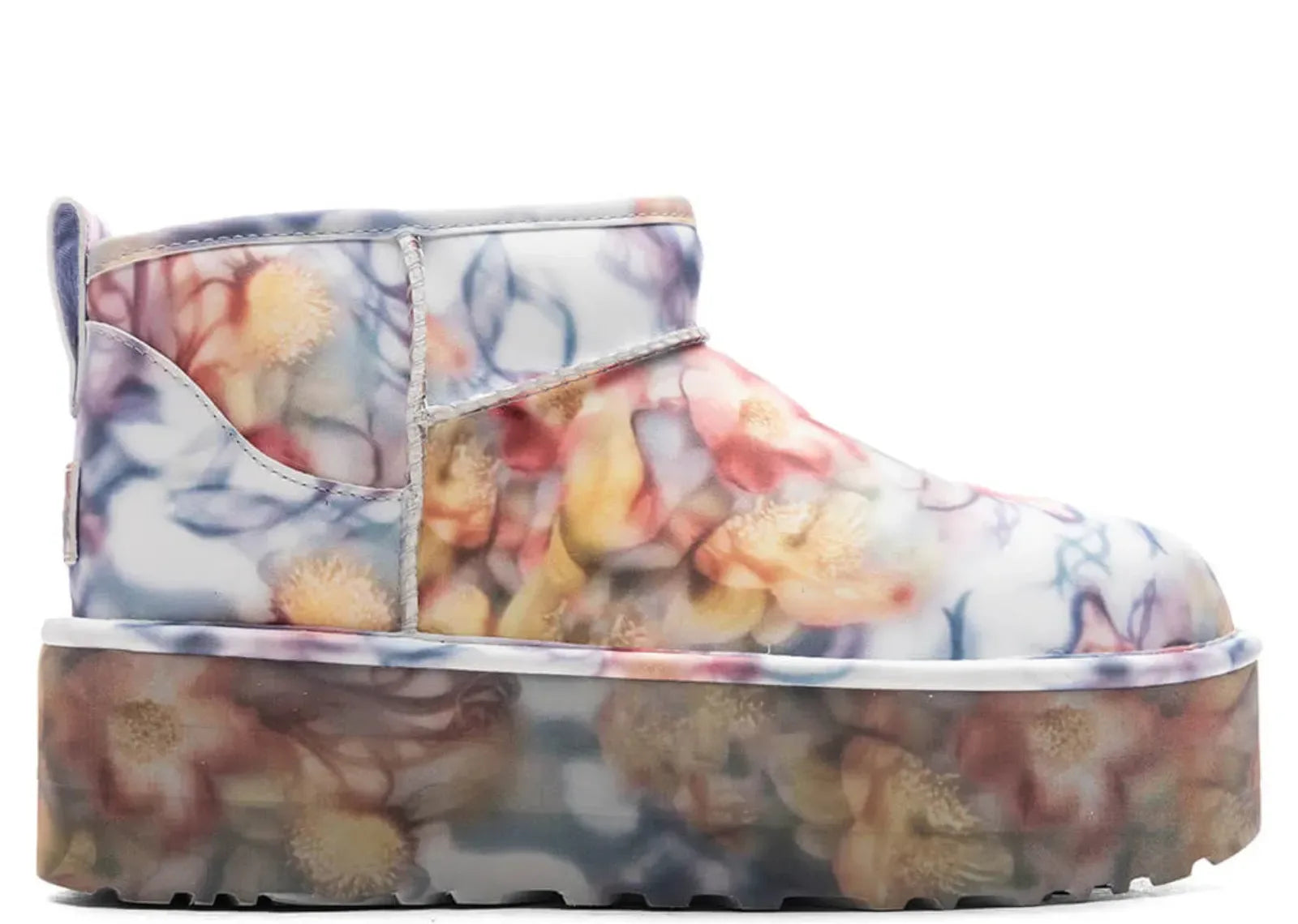 Ugg Classic Ultra Mini Platform Boot Collina Strada Light Blue Floral - Mind Türkiye