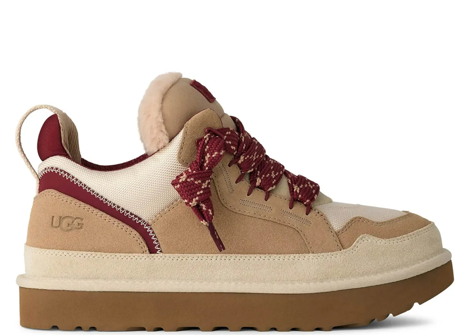 Ugg Lowmel Driftwood Biking Red - Mind Türkiye