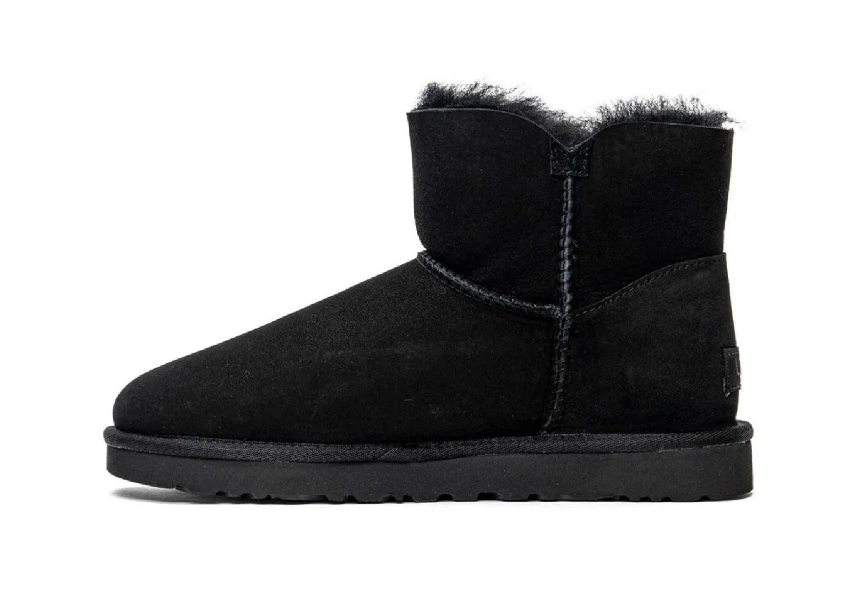 Ugg Mini Bailey Button II Black - Mind Türkiye
