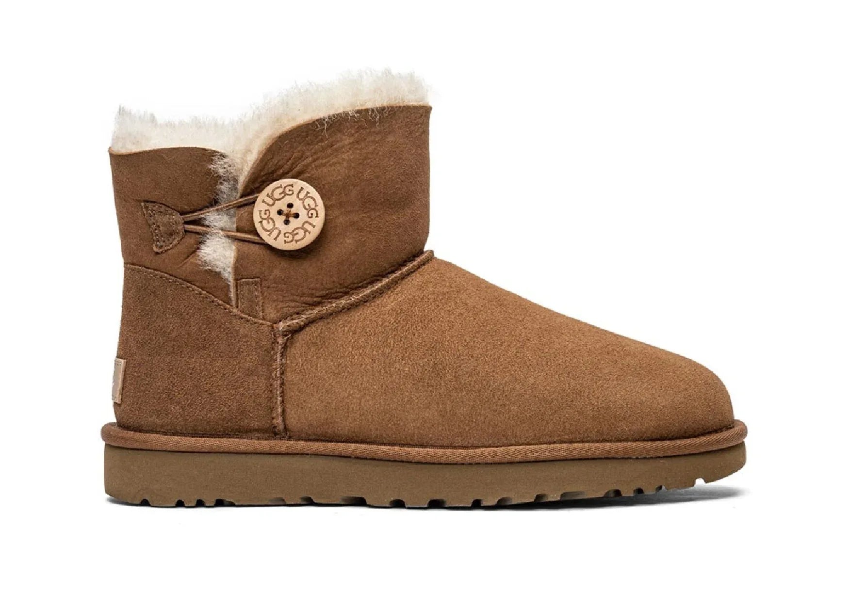 Ugg Mini Bailey Button II Chestnut