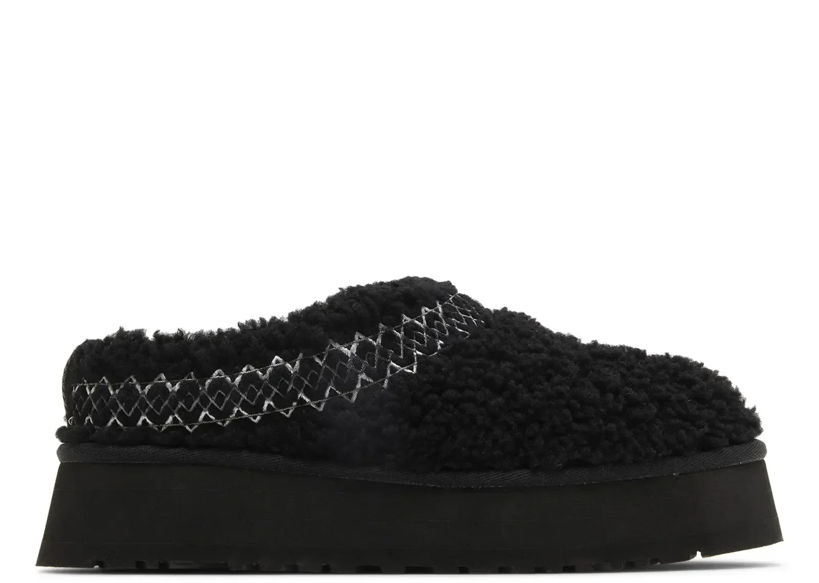 Ugg Tazz Slipper Heritage Braid Black - Mind Türkiye