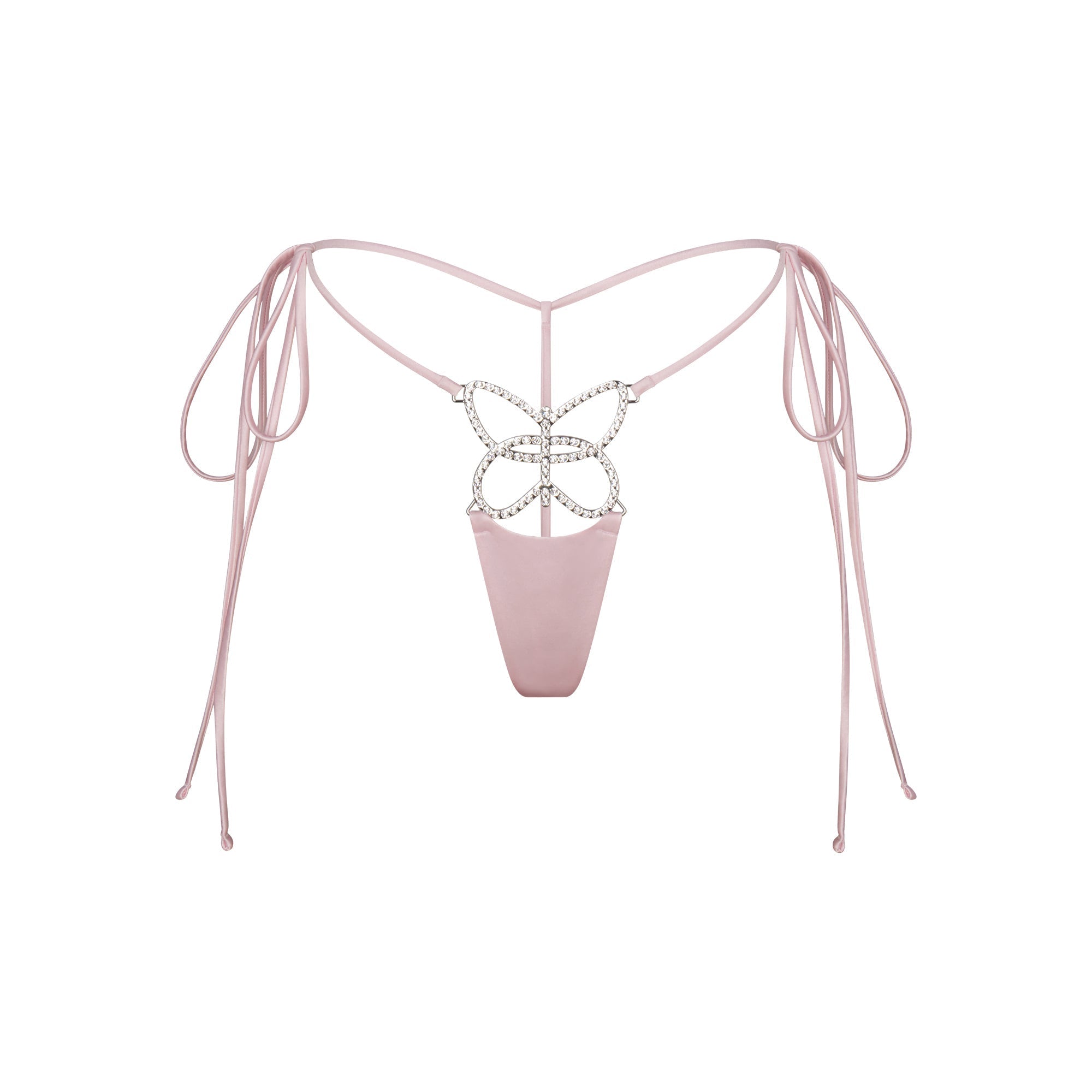 SKIMS NOVELTY INTIMATES BUTTERFLY CHARM STRING THONG | BABY PINK - Mind Türkiye