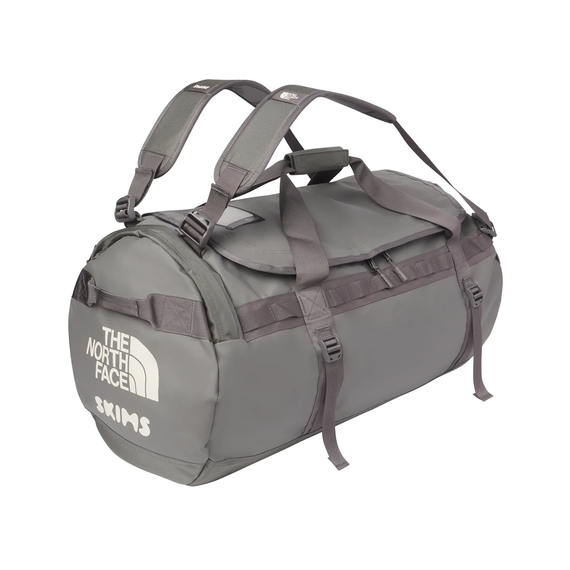 THE NORTH FACE X SKIMS LARGE BASE CAMP DUFFLE BAG | GUNMETAL - Mind Türkiye