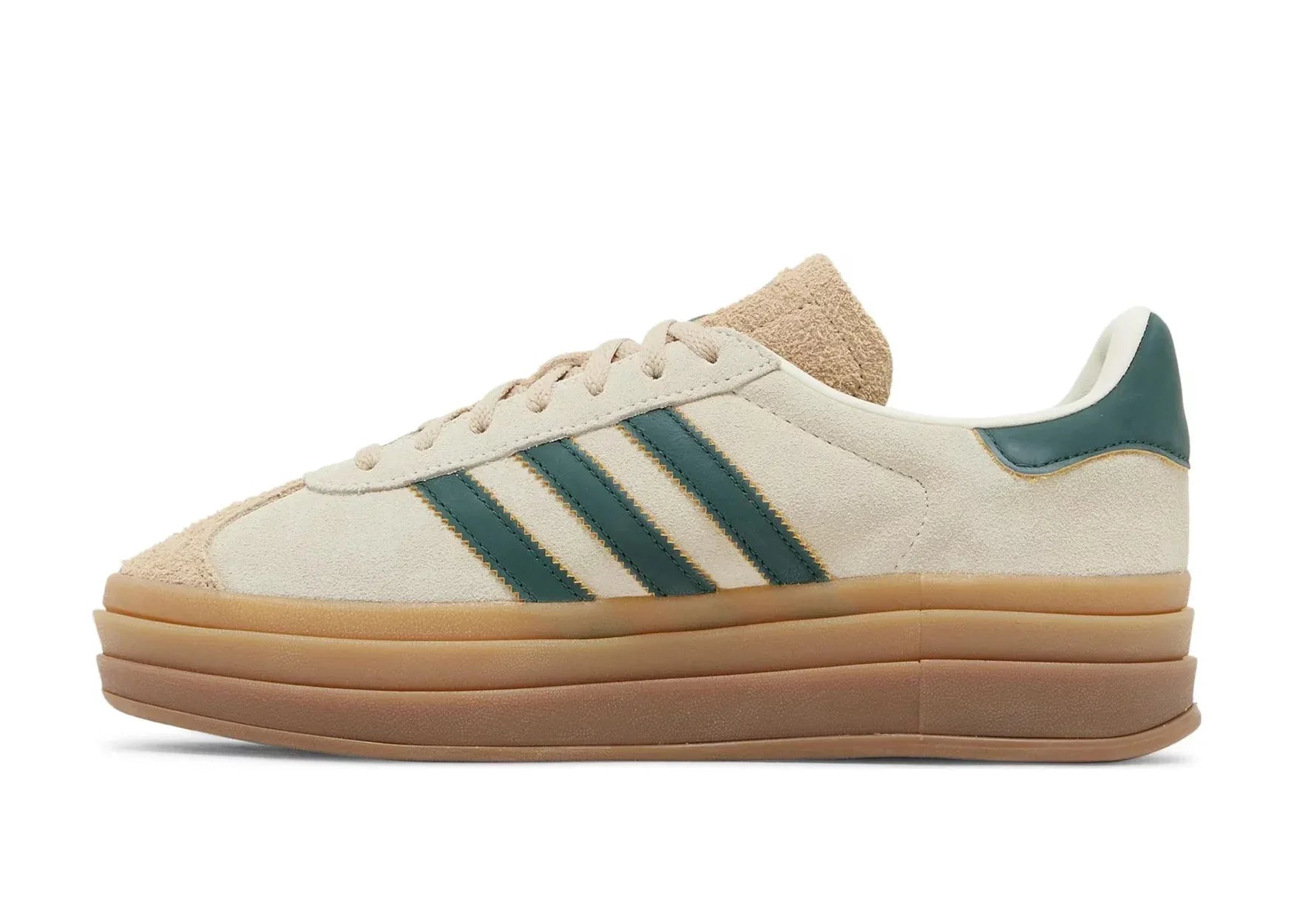 adidas Gazelle Bold Magic Beige Collegiate Green (W) - Mind Türkiye
