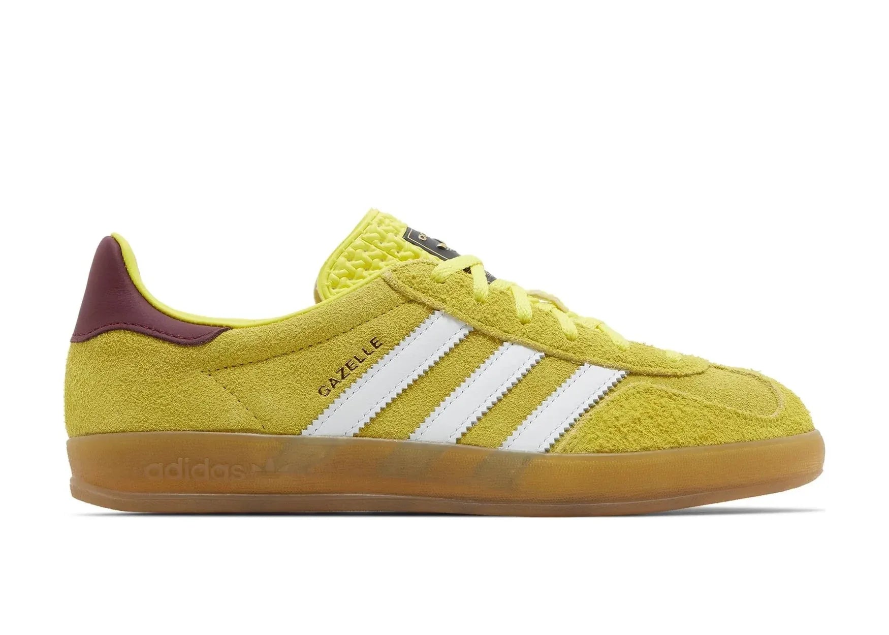 adidas Gazelle Indoor Bright Yellow Collegiate Burgundy (W) - Mind Türkiye