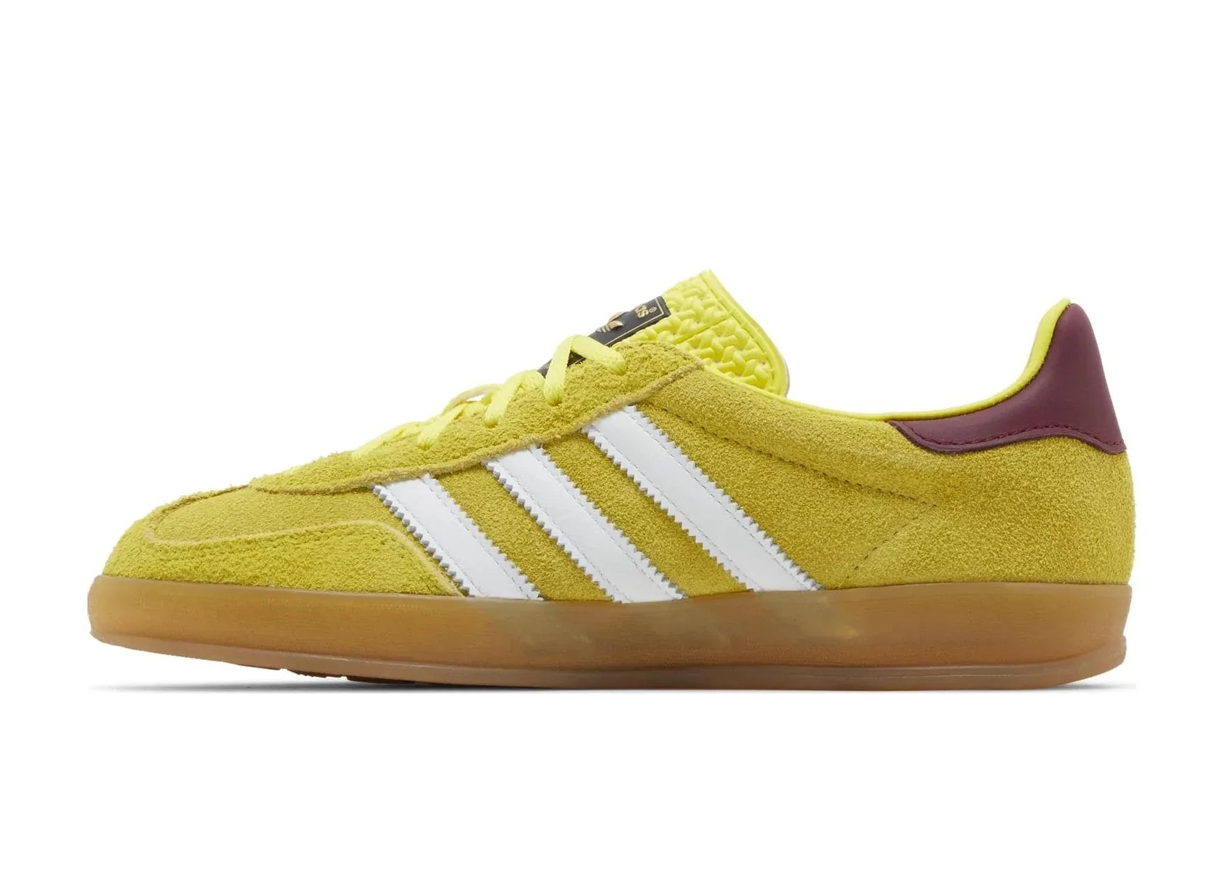 adidas Gazelle Indoor Bright Yellow Collegiate Burgundy (W) - Mind Türkiye