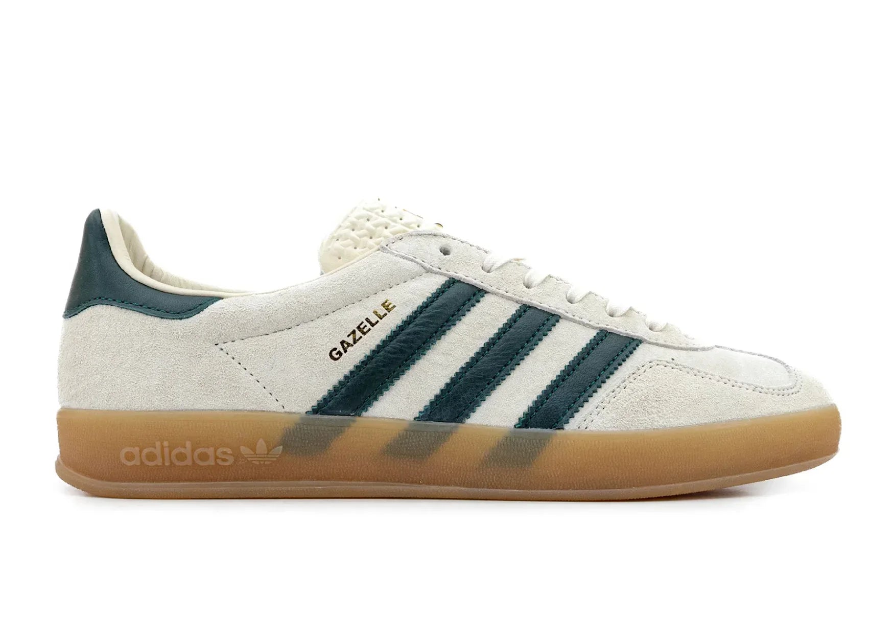 adidas Gazelle Indoor Cream White Collegiate Green Gum - Mind Türkiye
